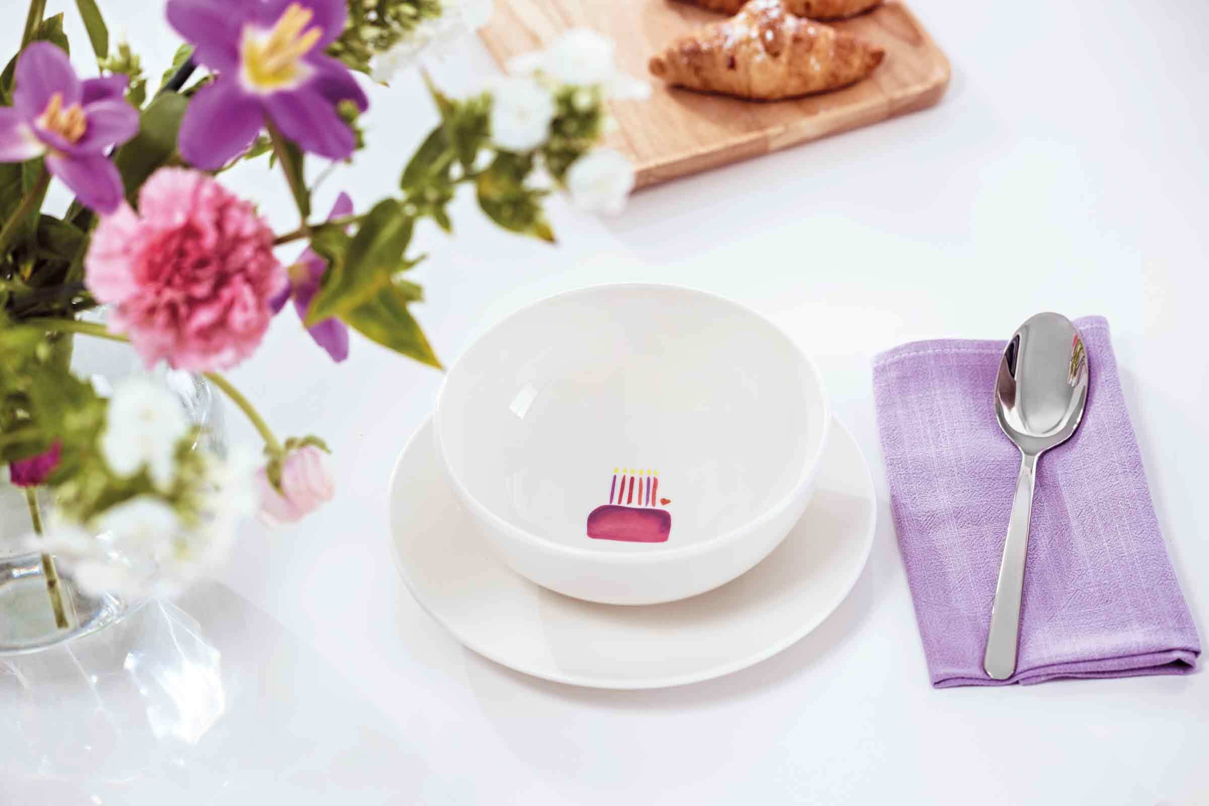 Villeroy & Boch Schale »Müslischalen Sending Love With Love ø 16,9 cm 5er Set bunt«