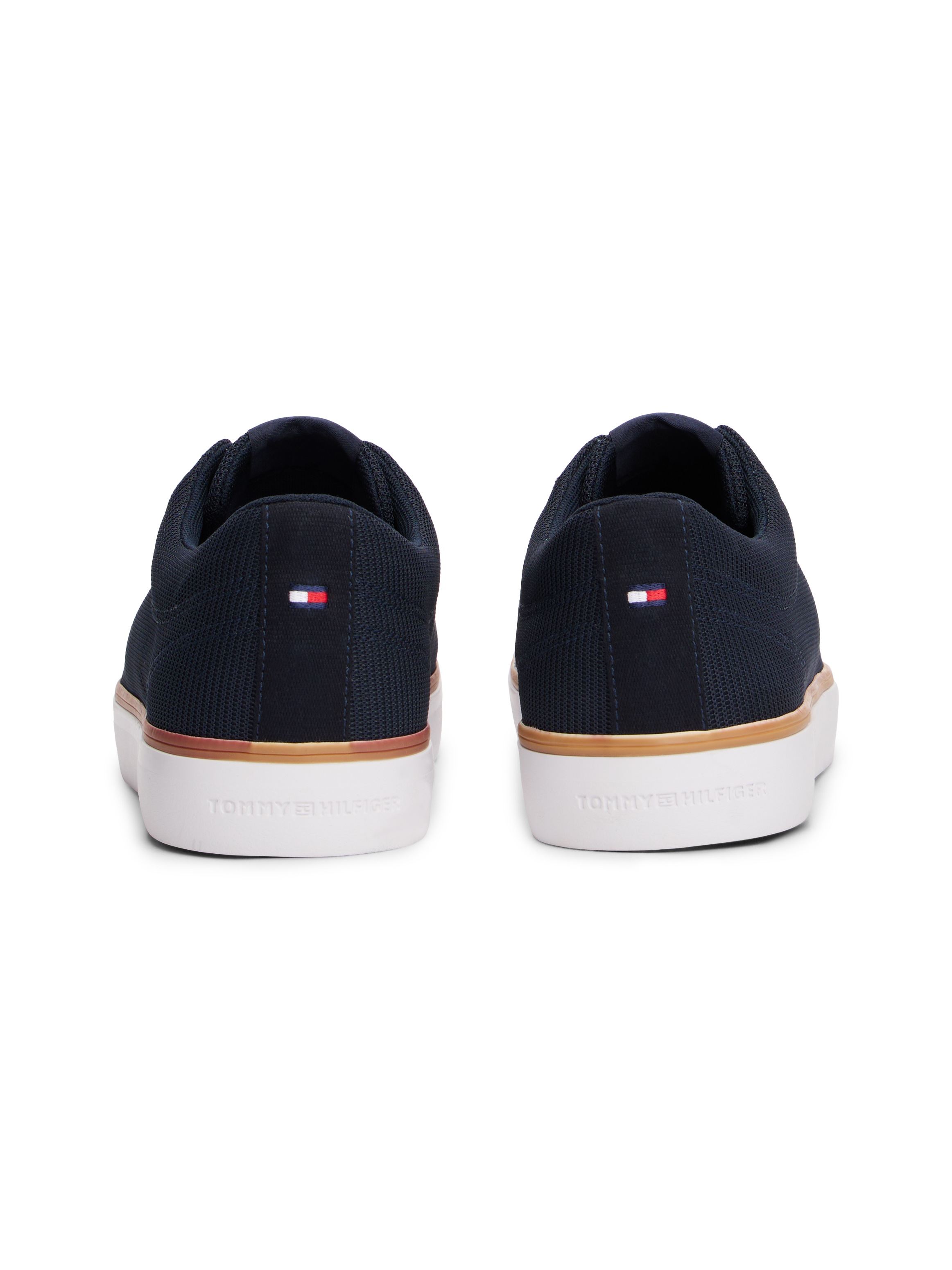 Tommy Hilfiger Sneaker »TH HI VULC CORE LOW II MESH«, Basic, Schnürschuh, Halbschuh, Freizeitschuh mit Logoschriftzug