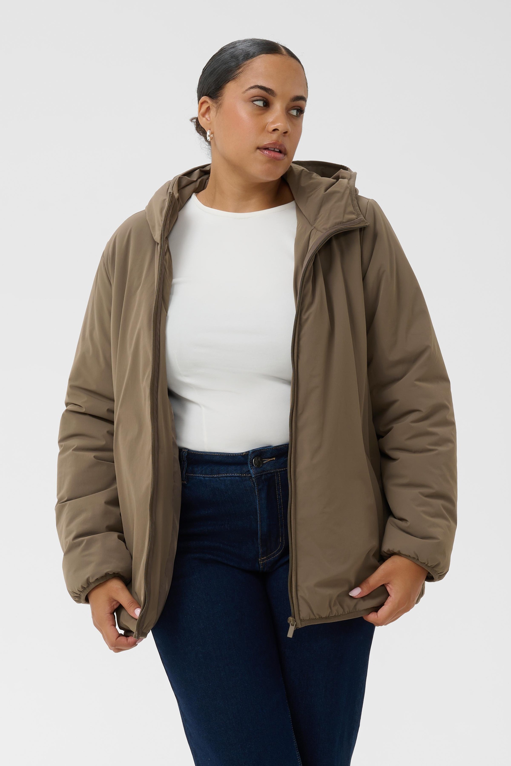 KAFFE Curve Wintermantel »KAFFE Curve Jacke KCscarla«