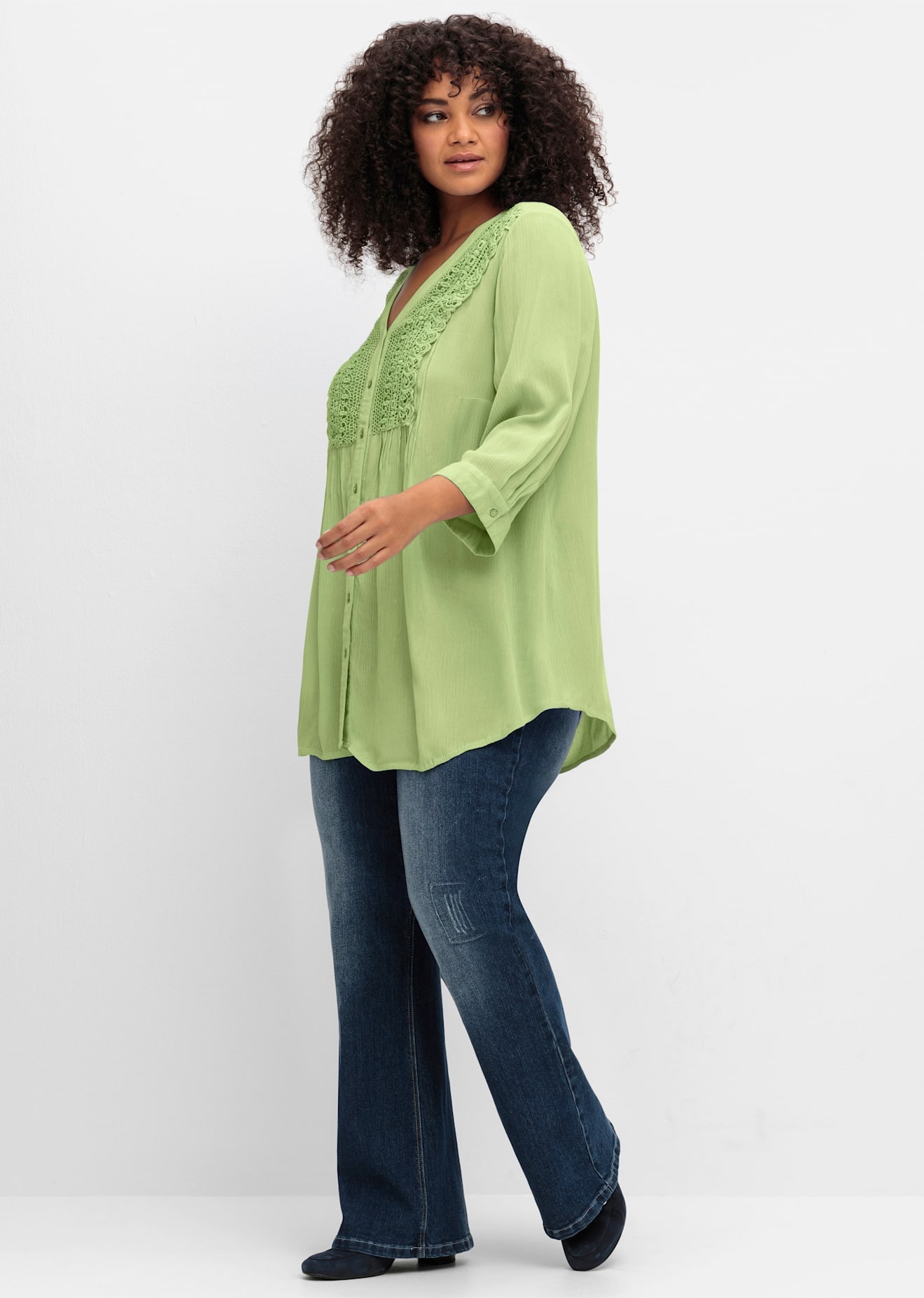 sheego by Joe Browns Crepebluse