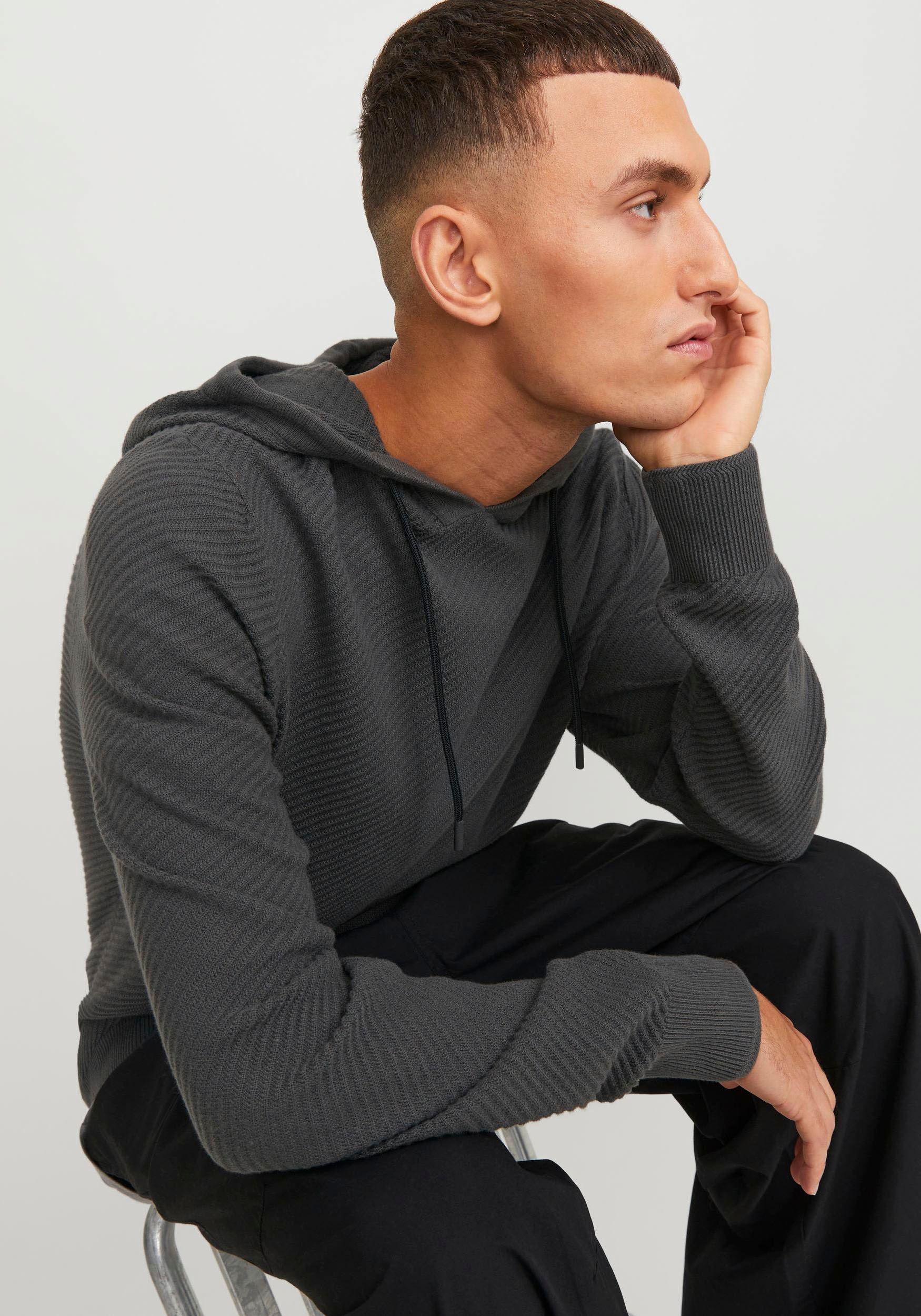 Jack & Jones Kapuzenpullover »JCOCLASSIC TWILL KNIT HOOD SN«