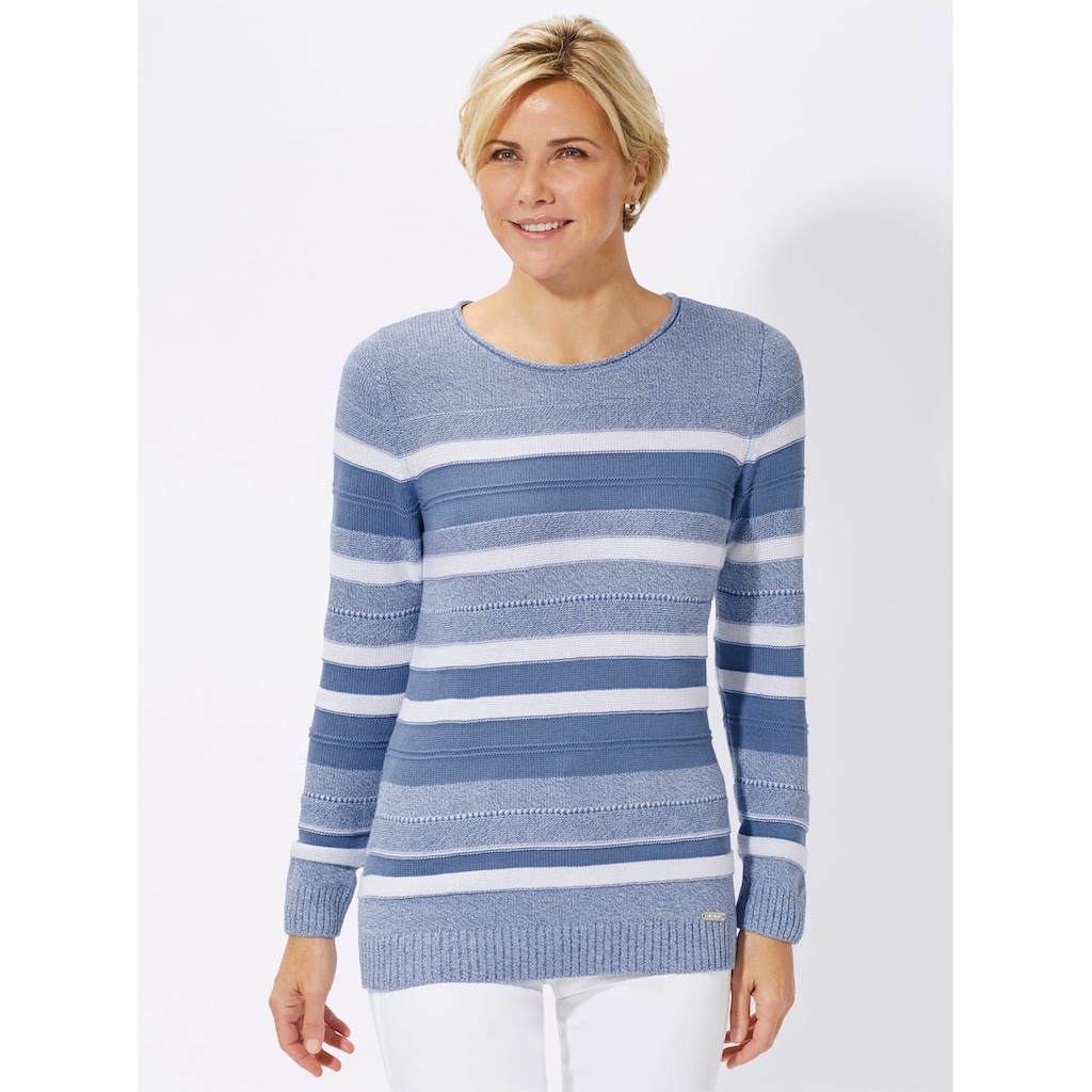 Casual Looks Rundhalspullover »Pullover«