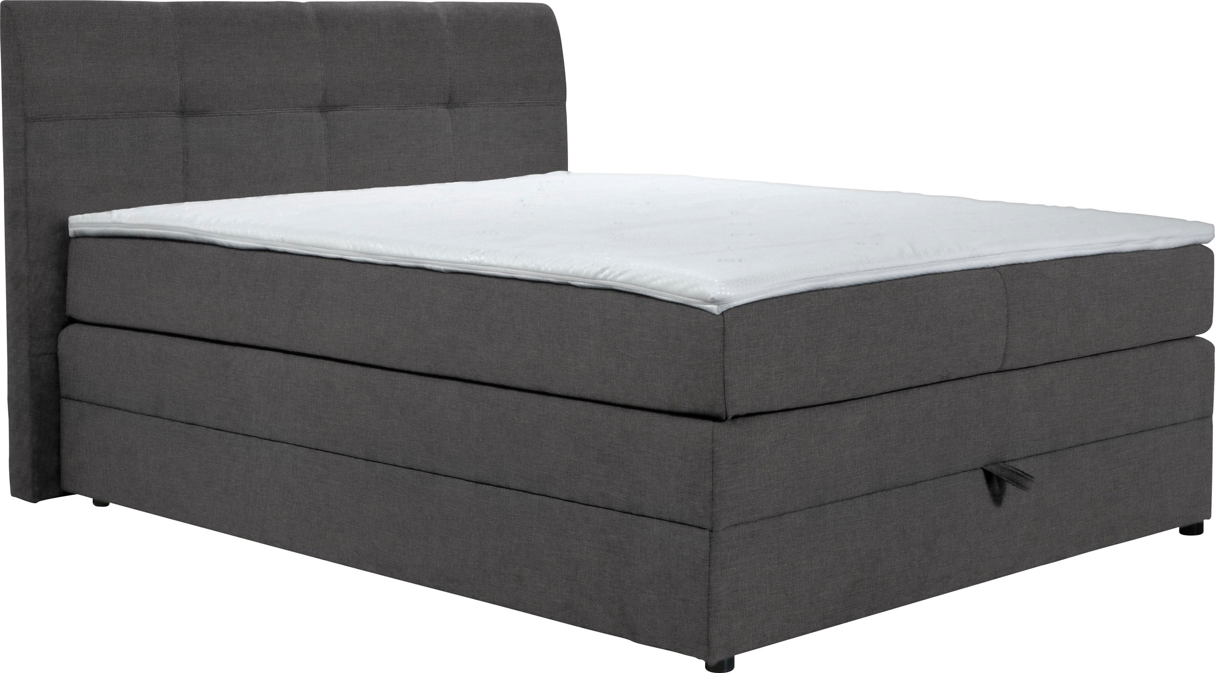 Home affaire Boxspringbett »Finja«, besonders komfortable Liegehöhe, mit praktischem Bettkasten