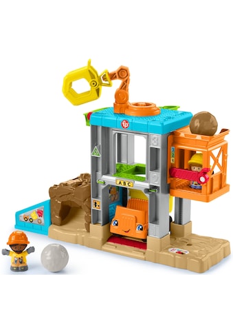 Fisher-Price® Spiel-Gebäude »Little People Baustellen Spielzeug-Set«, mit Kipplaster... kaufen