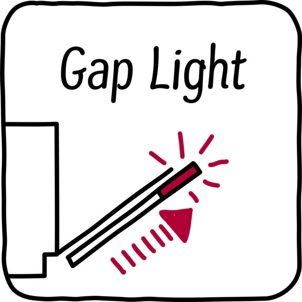 NEFF vollintegrierbarer Geschirrspüler, N 70, S197TCX00E, 14 Maßgedecke, Gap Light: seitliches Licht zeigt Reinigungsvorgang