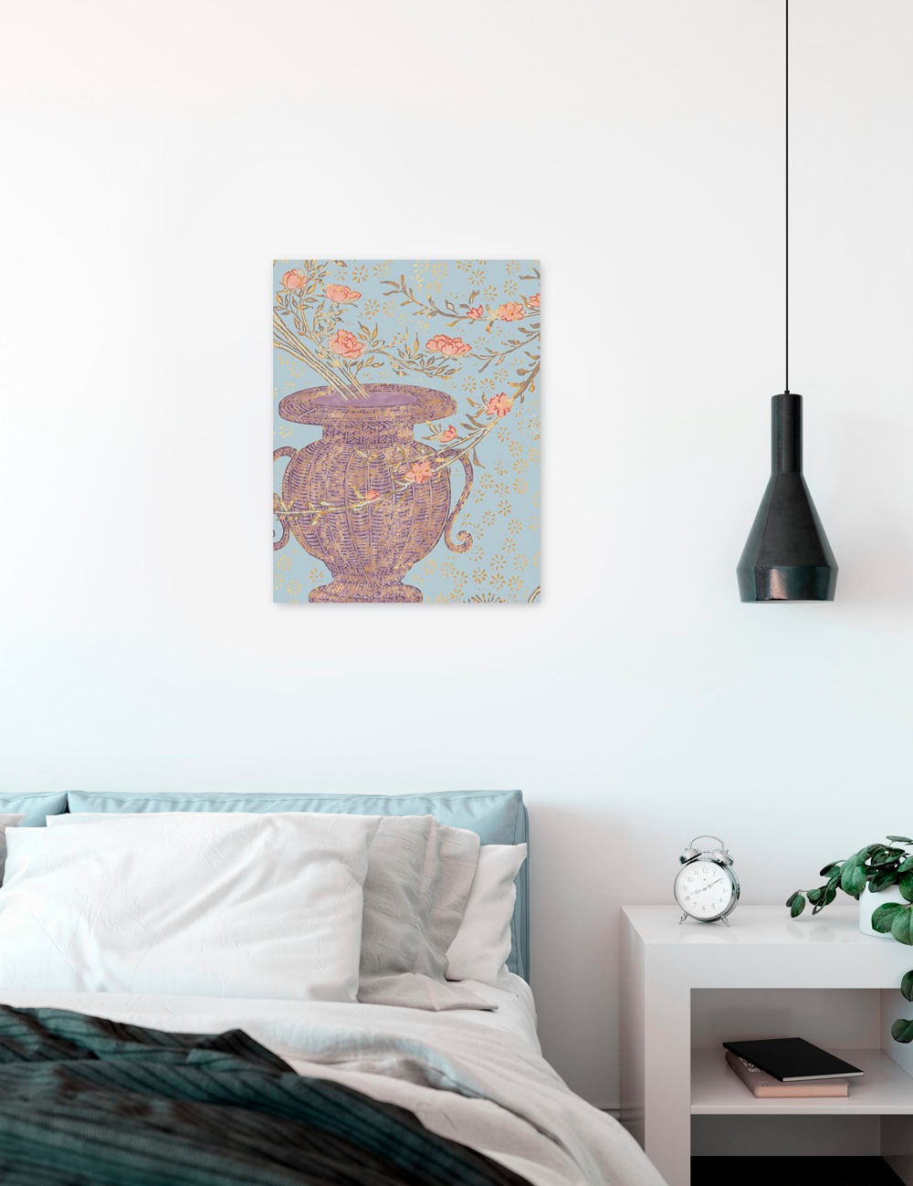 Komar Leinwandbild »Anubis Vase - Größe 30 x 40 cm«, Natur, (1 St.), Keilrahmenbild mi Echtholzrahmen