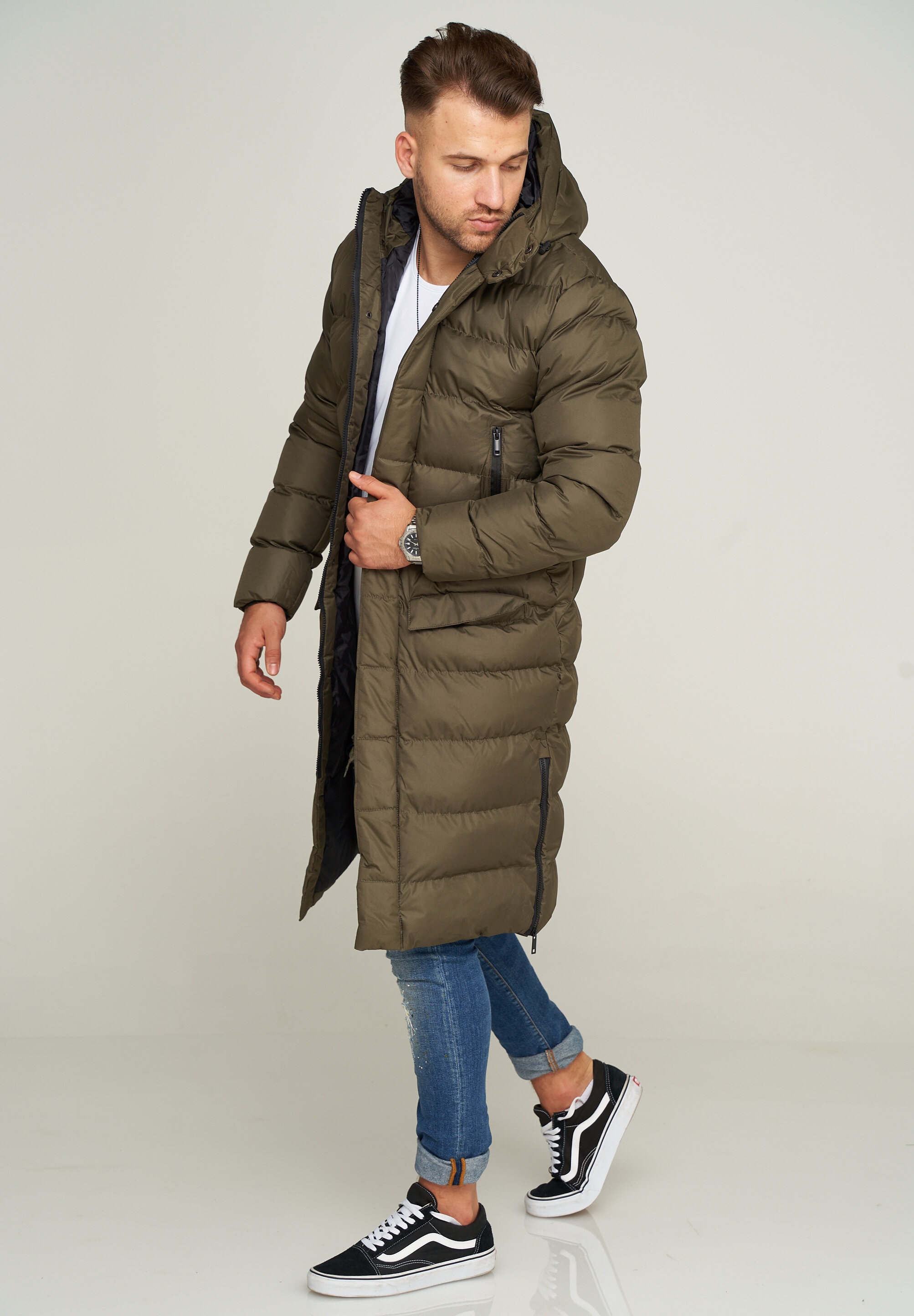 SOULSTAR Parka »Winterjacke als Langer Steppmantel - Winterparka«