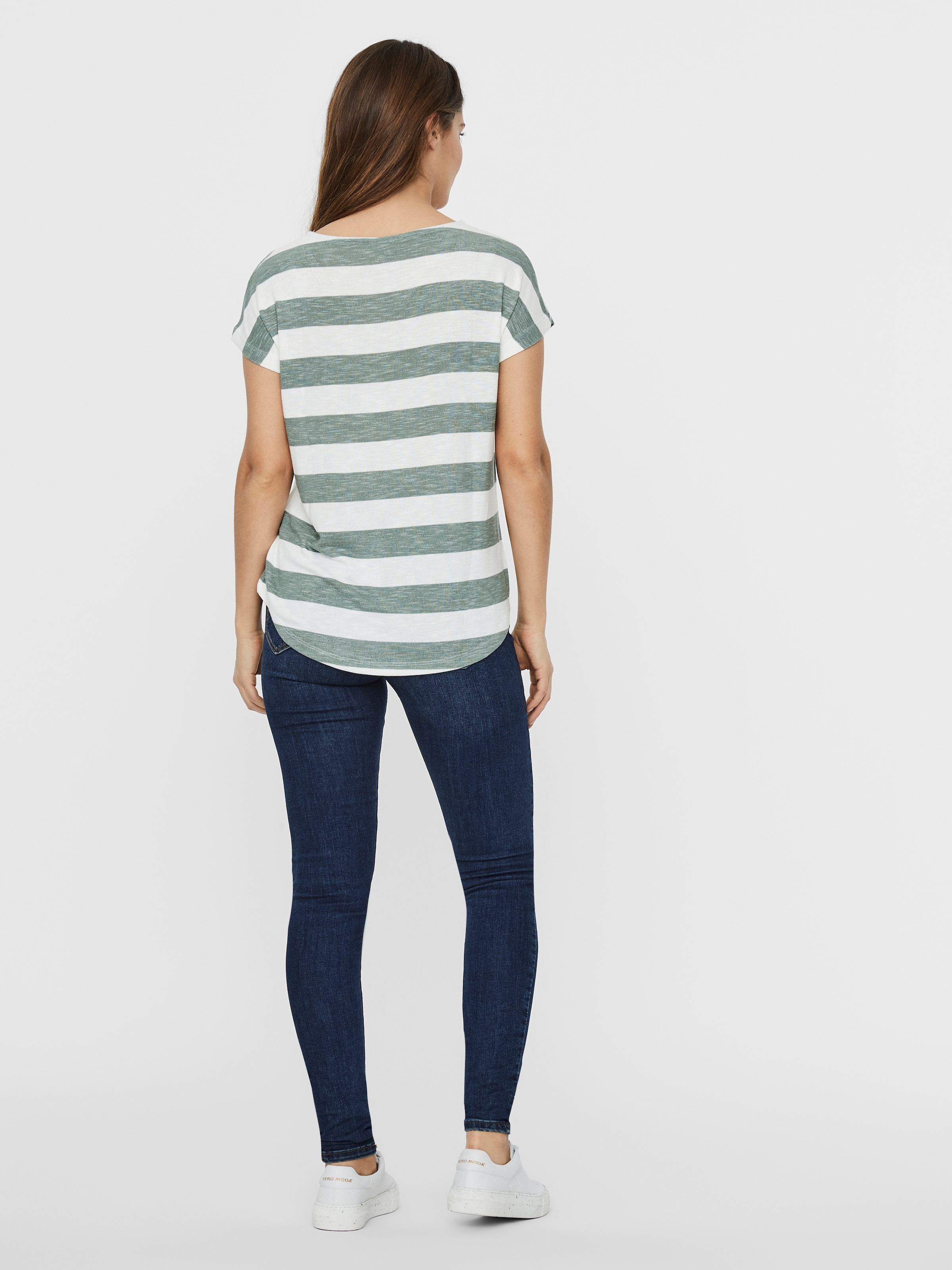 Vero Moda Kurzarmshirt »VMWIDE STRIPE SL TOP GA JRS NOOS«