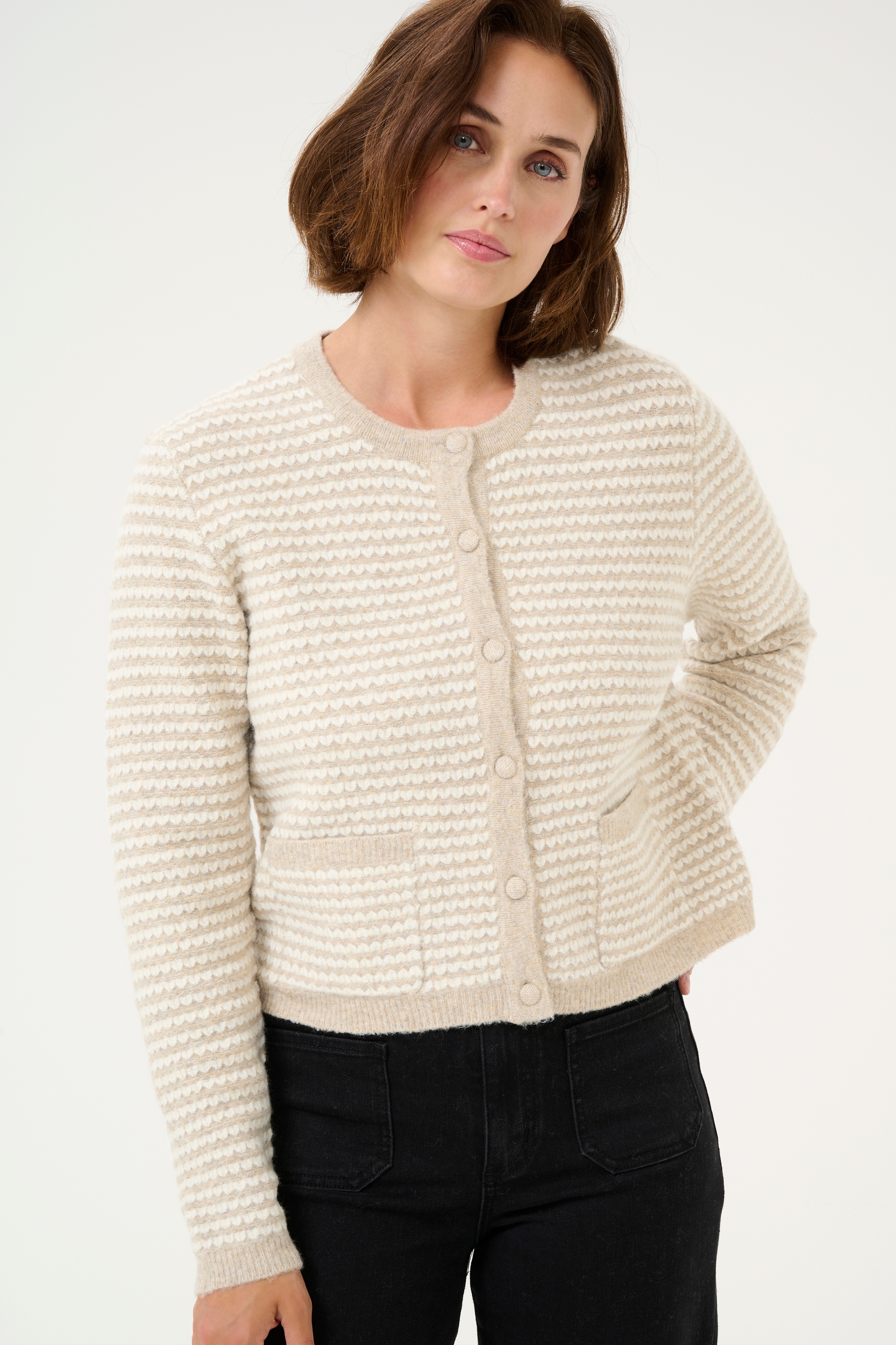 KAFFE Strickjacke »Strickjacke KAellery«