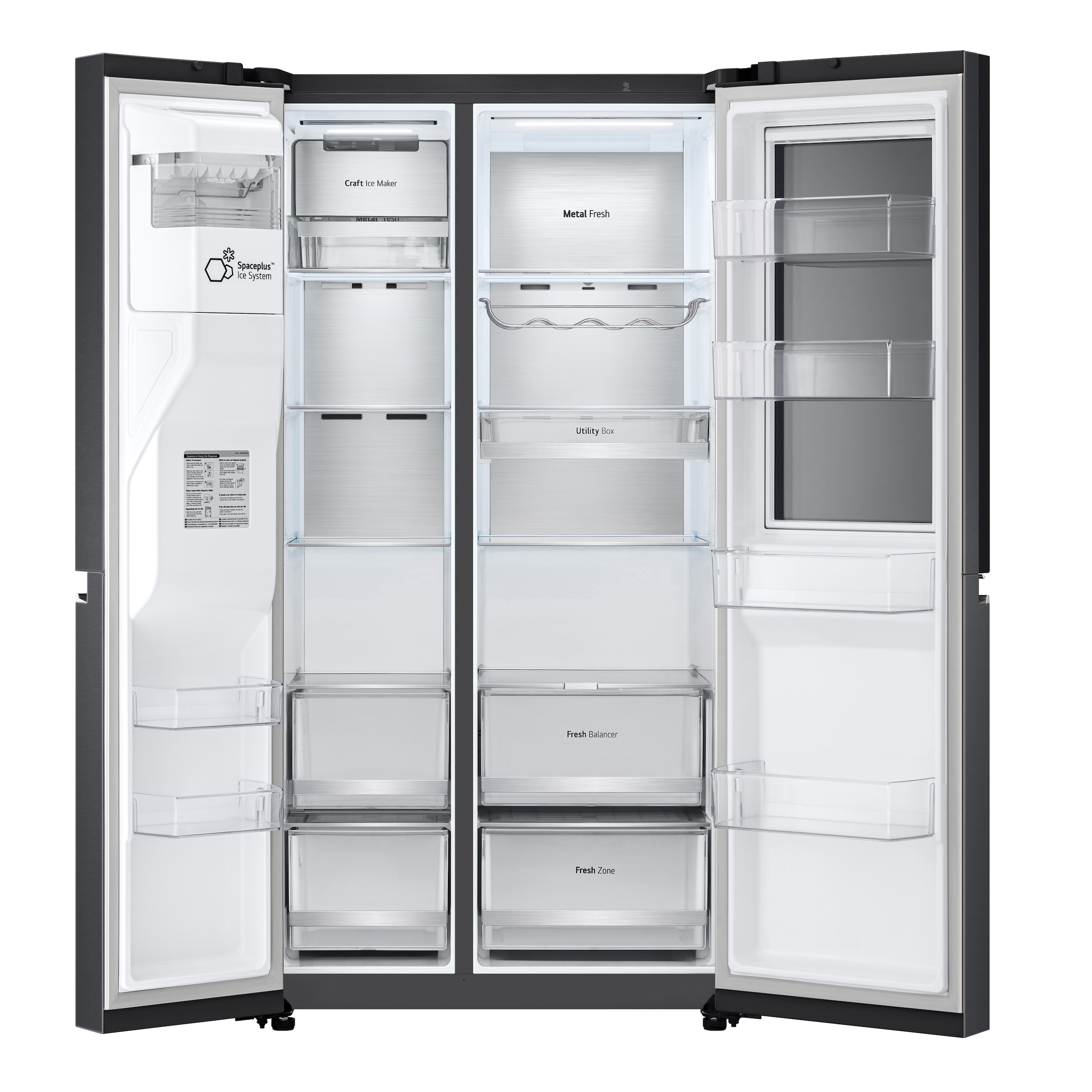 LG Side-by-Side »GSXV90MCDE«, Craft Ice Bereiter, InstaView™