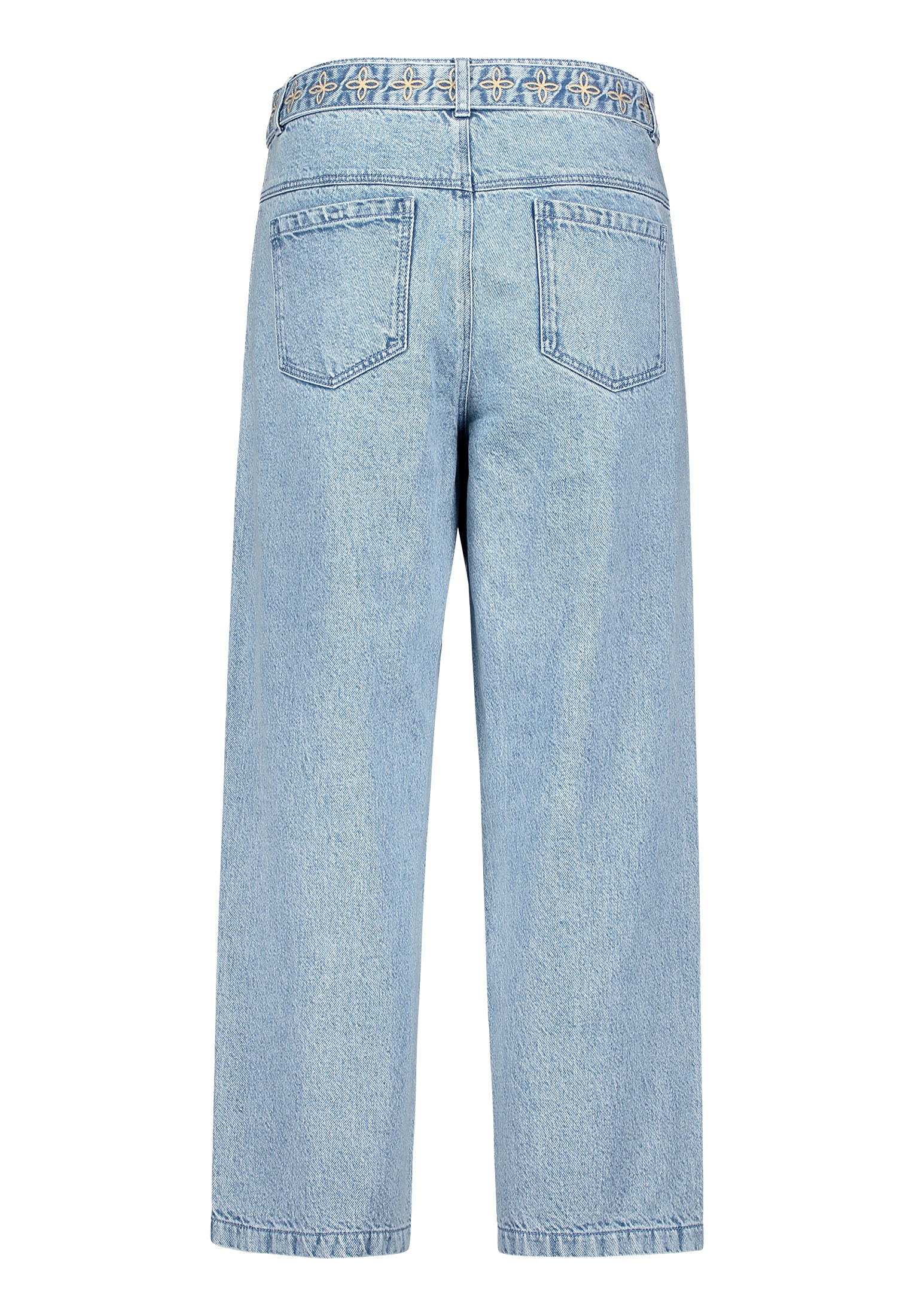 Cartoon Webhose »Sommerjeans mit Stickerei«