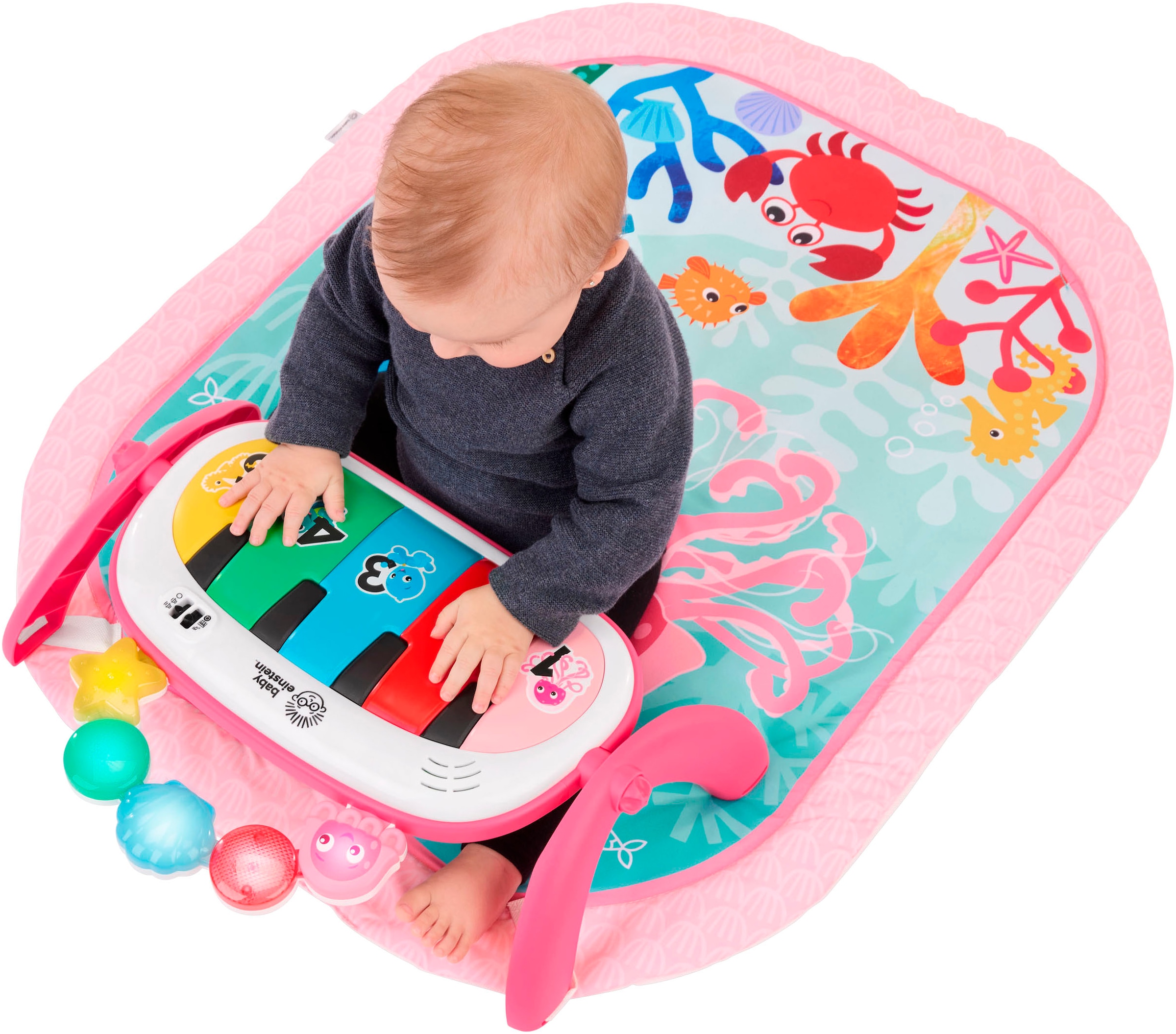 Baby Einstein Spielbogen »4-in-1 Kickin’ Tunes Jellyfish Jamboree Music & Language Discovery Gym« mit Soundeffekt