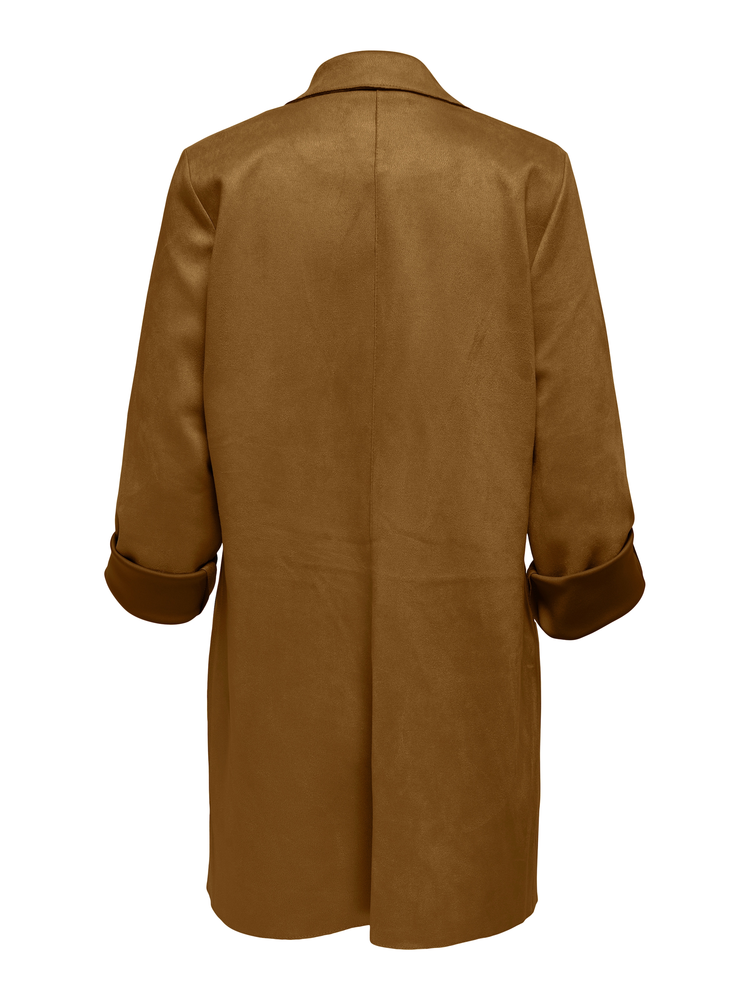 ONLY Langjacke »ONLJOLINE FAUX SUEDE COAT LIFE CC OTW«, ohne Kapuze, mit Reverskragen