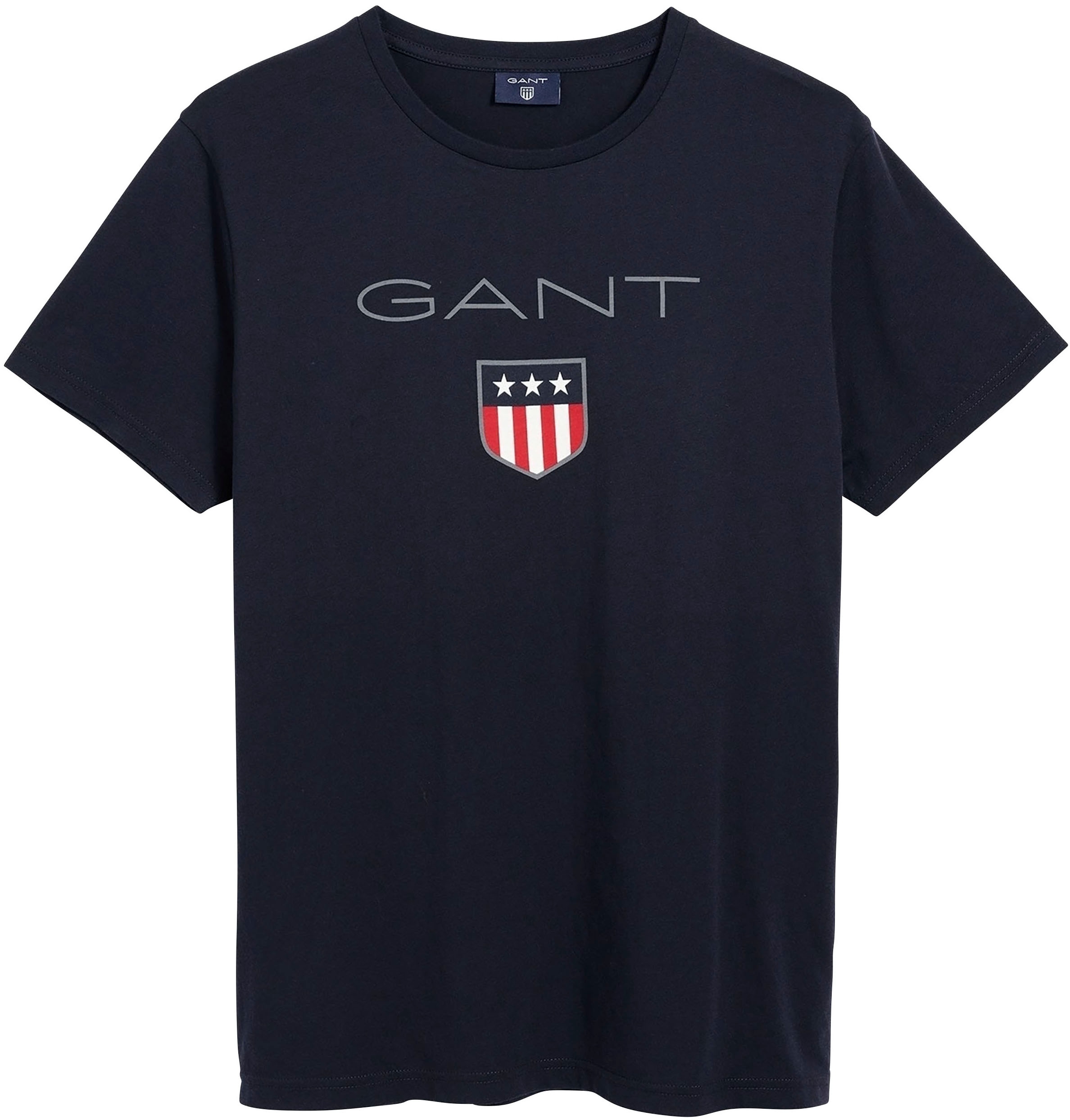 Gant T-Shirt »SHIELD«, Großer Markendruck