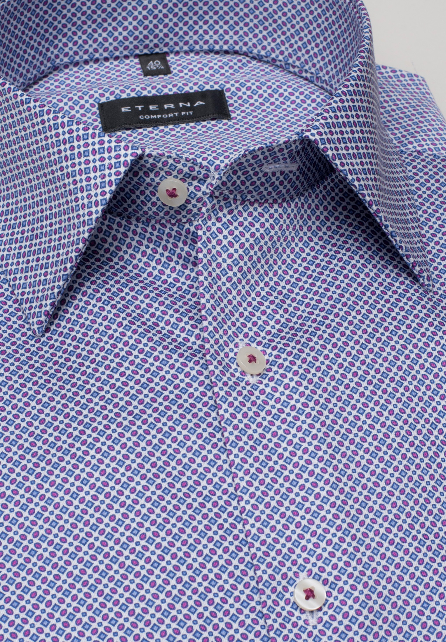 Eterna Langarmhemd »COMFORT FIT«, NON IRON (bügelfrei)