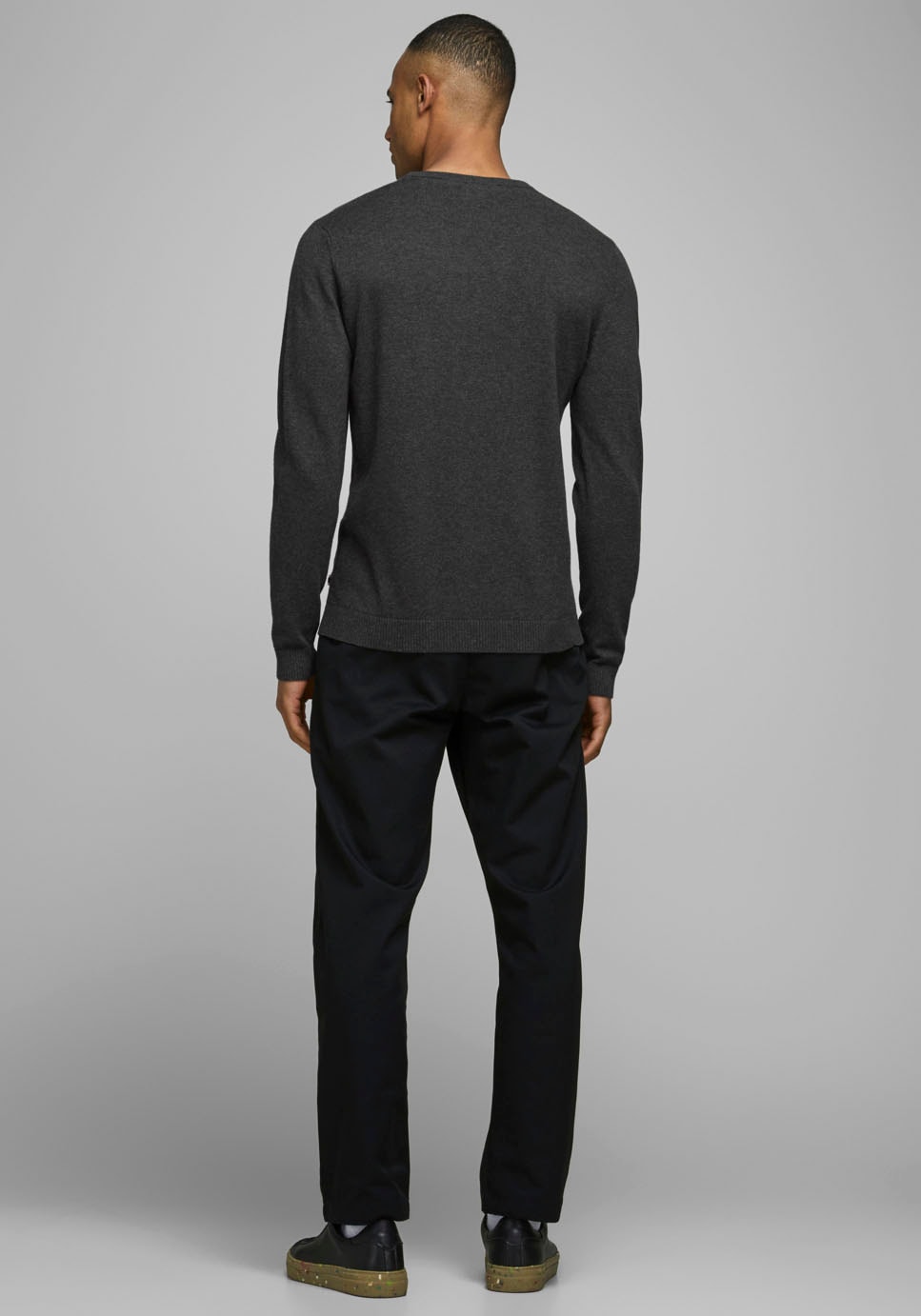 Jack & Jones Rundhalspullover »BASIC KNIT CREW NECK«