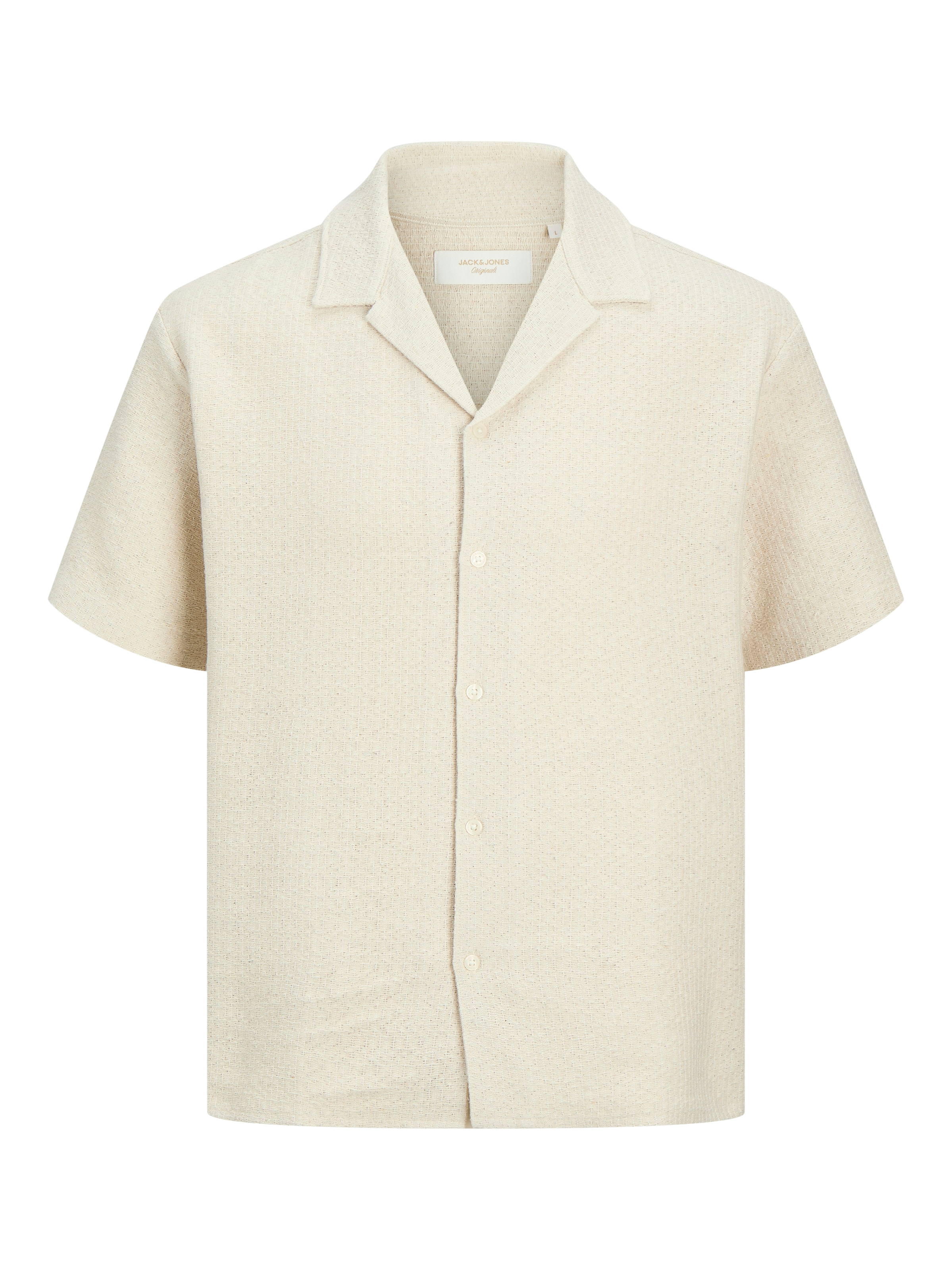 Jack & Jones Kurzarmhemd »JORMONTAUK CROCHET SHIRT SS SA26«