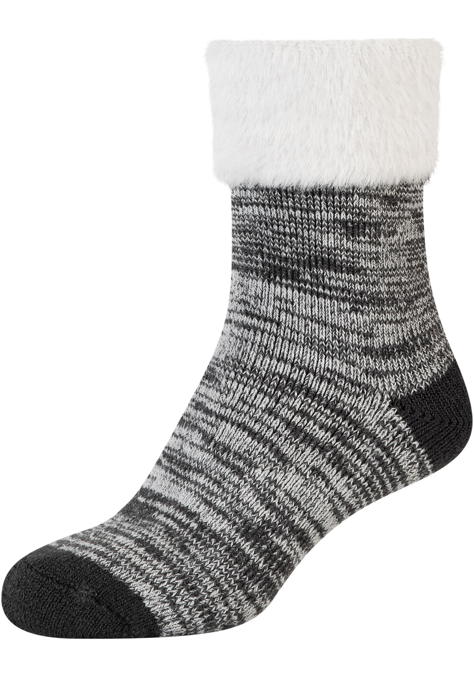 Camano Socken »warm & cozy«, (2 Paar), Mouline Cosy Socks, wärmende Qualität, sanfte Zehennähte, komfortabel