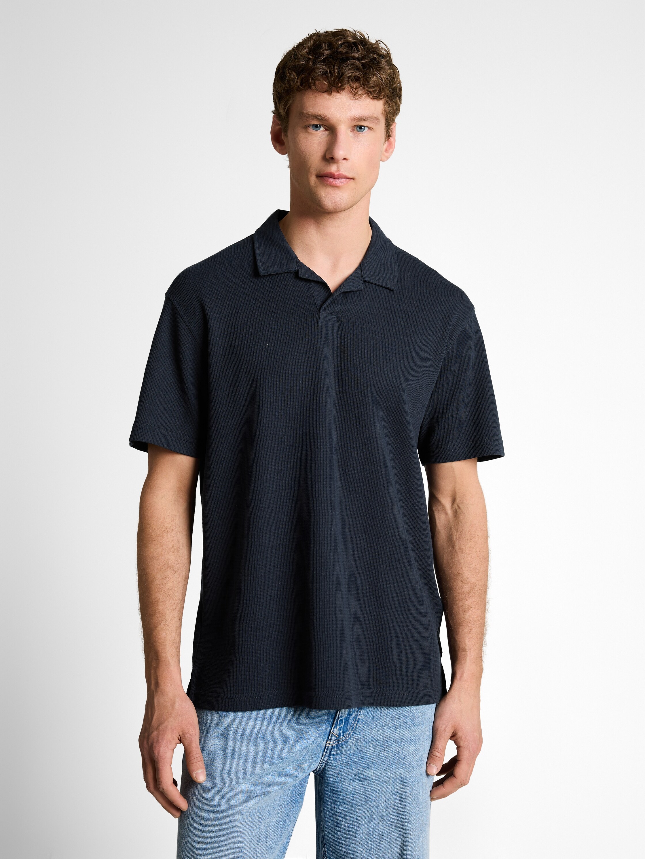 TOM TAILOR Denim Poloshirt mit Polo Kragen