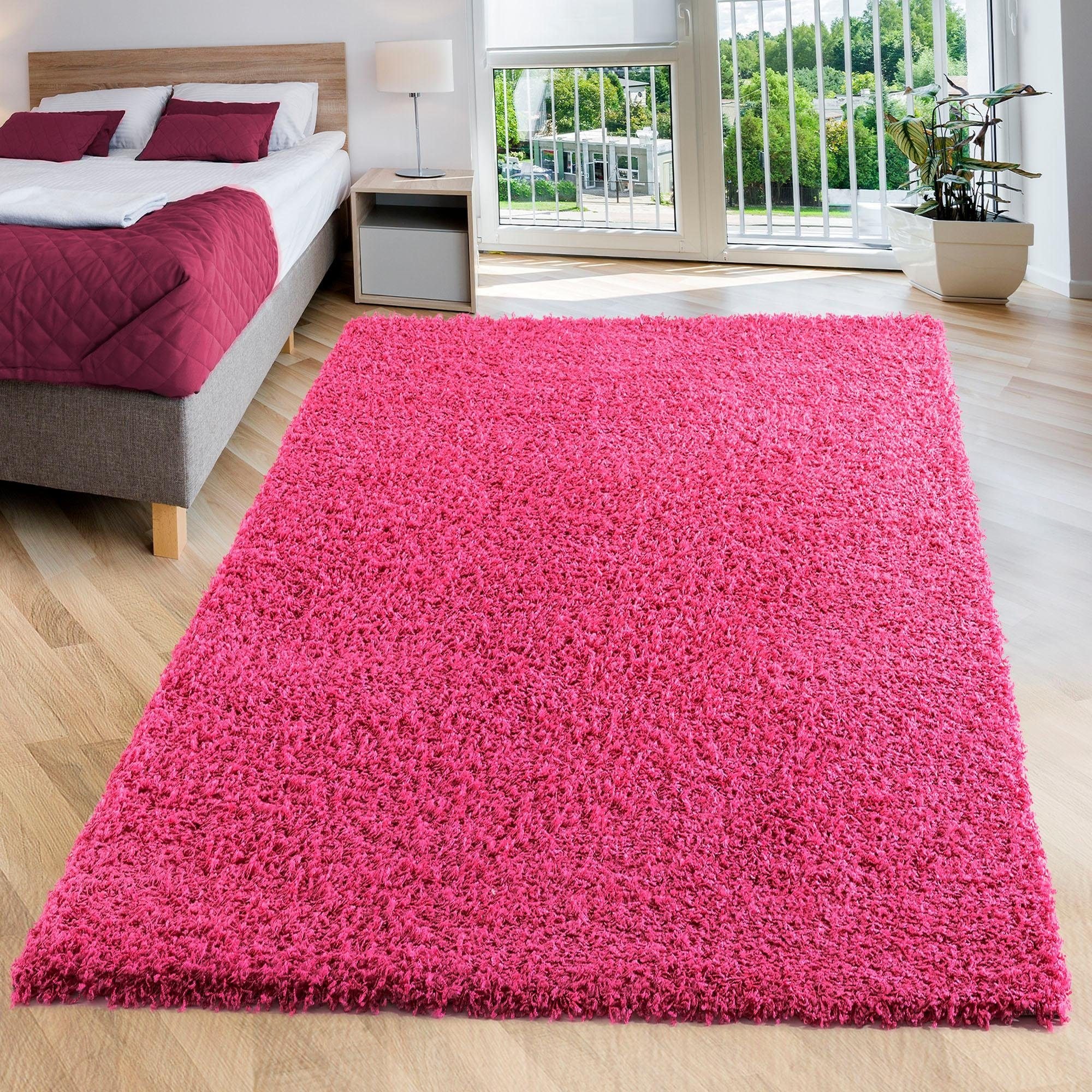 Sanat Hochflor-Teppich »LOCA«, rechteckig, Wohnzimmer, Langflor, Shaggy, Schlafzimmer