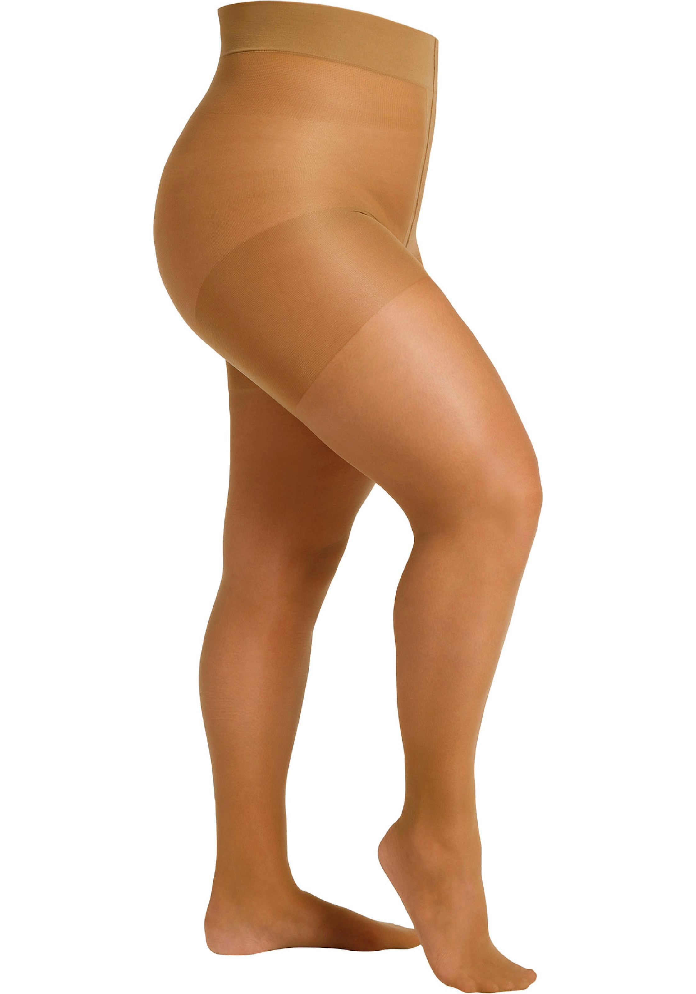 Camano Feinstrumpfhose »fine curvy«, (1 St.), mit nahtlosem Bundabschluss