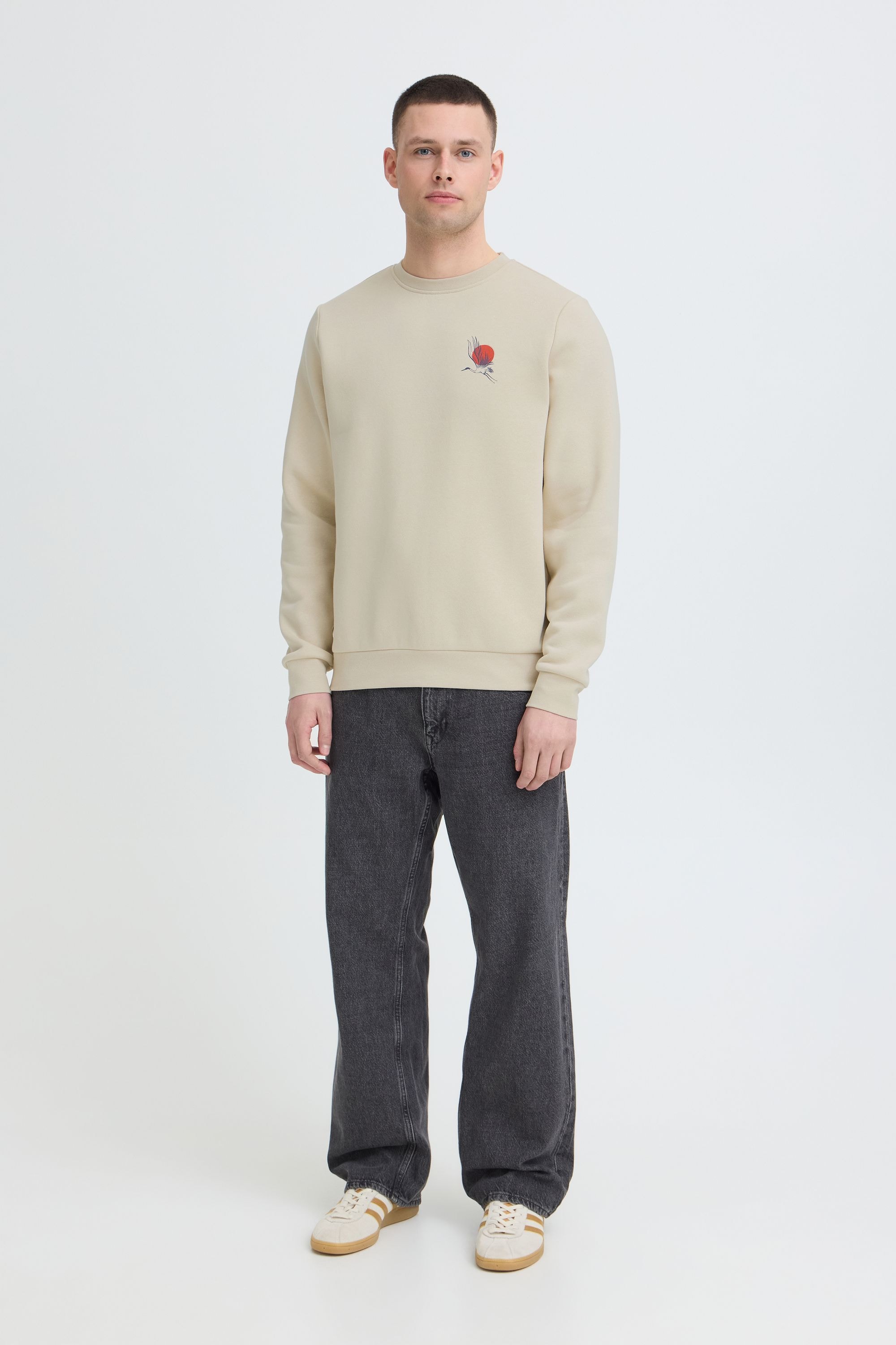 Blend Longpullover »Sweater BHJapa Backprint«