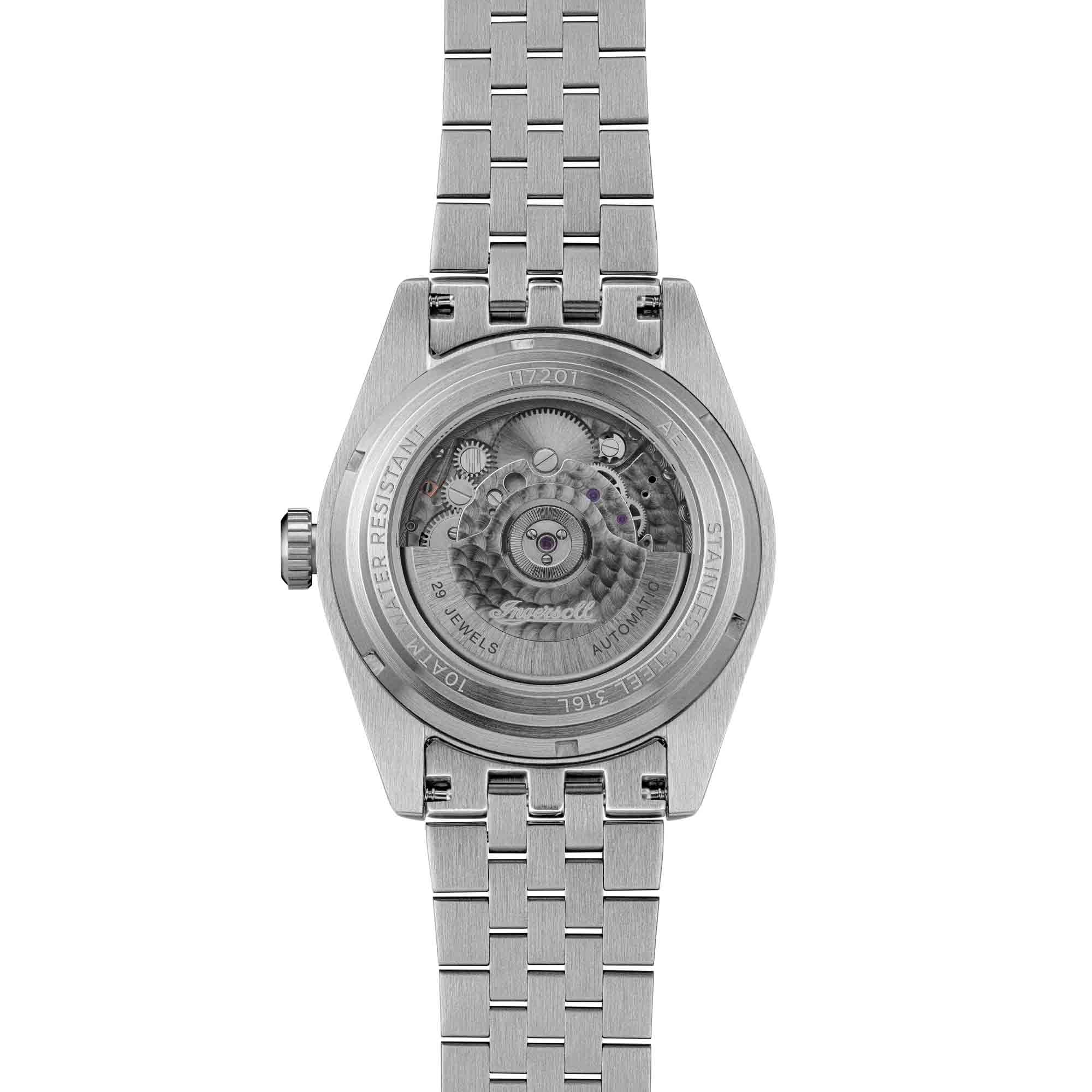 Ingersoll Automatikuhr »The Outlaw« Armbanduhr, Herrenuhr, Mechanische Uhr, Edelstahlarmband, analog