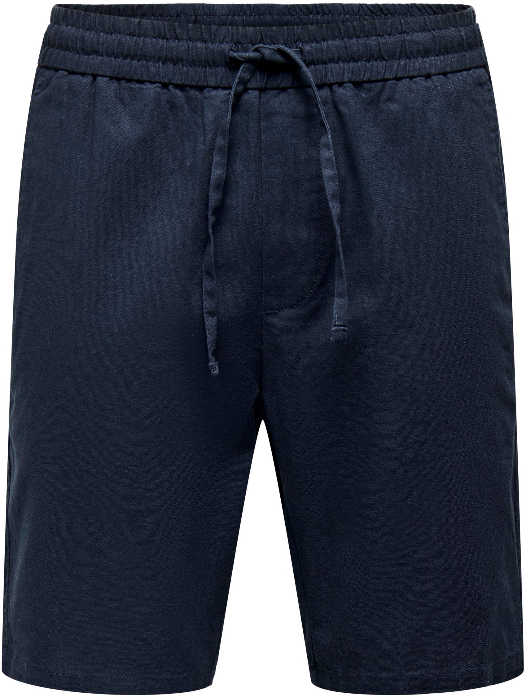 ONLY & SONS Shorts »ONSLINUS 0007 COT LIN SHORTS NOOS«