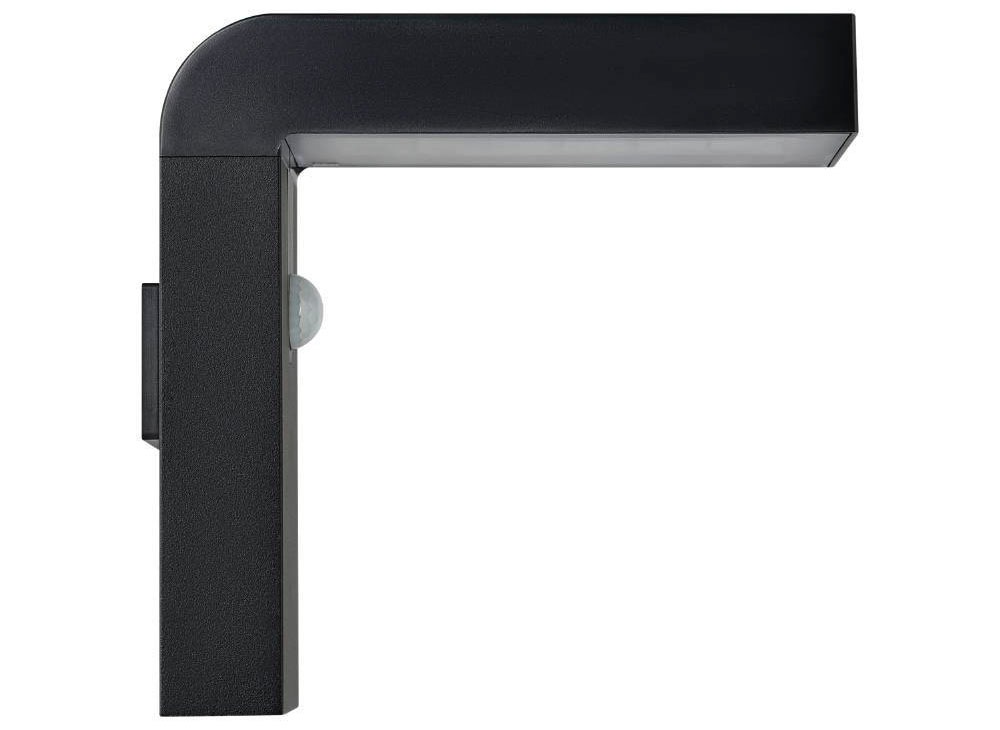 EGLO Wandleuchte »BARACCONI«, 18 flammig, Leuchtmittel LED-Modul | LED wechselbar, Solarlampe mit Bewegungsmelder, Dämmerungssensor, solar, schwarz, IP44