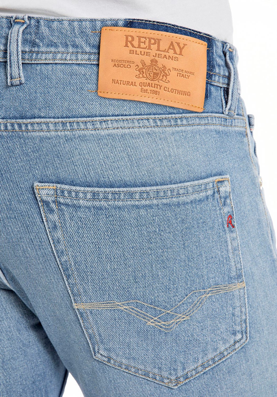 Replay Straight-Jeans »GROVER«, in vielen verschiedenen Waschungen, mit Stretch