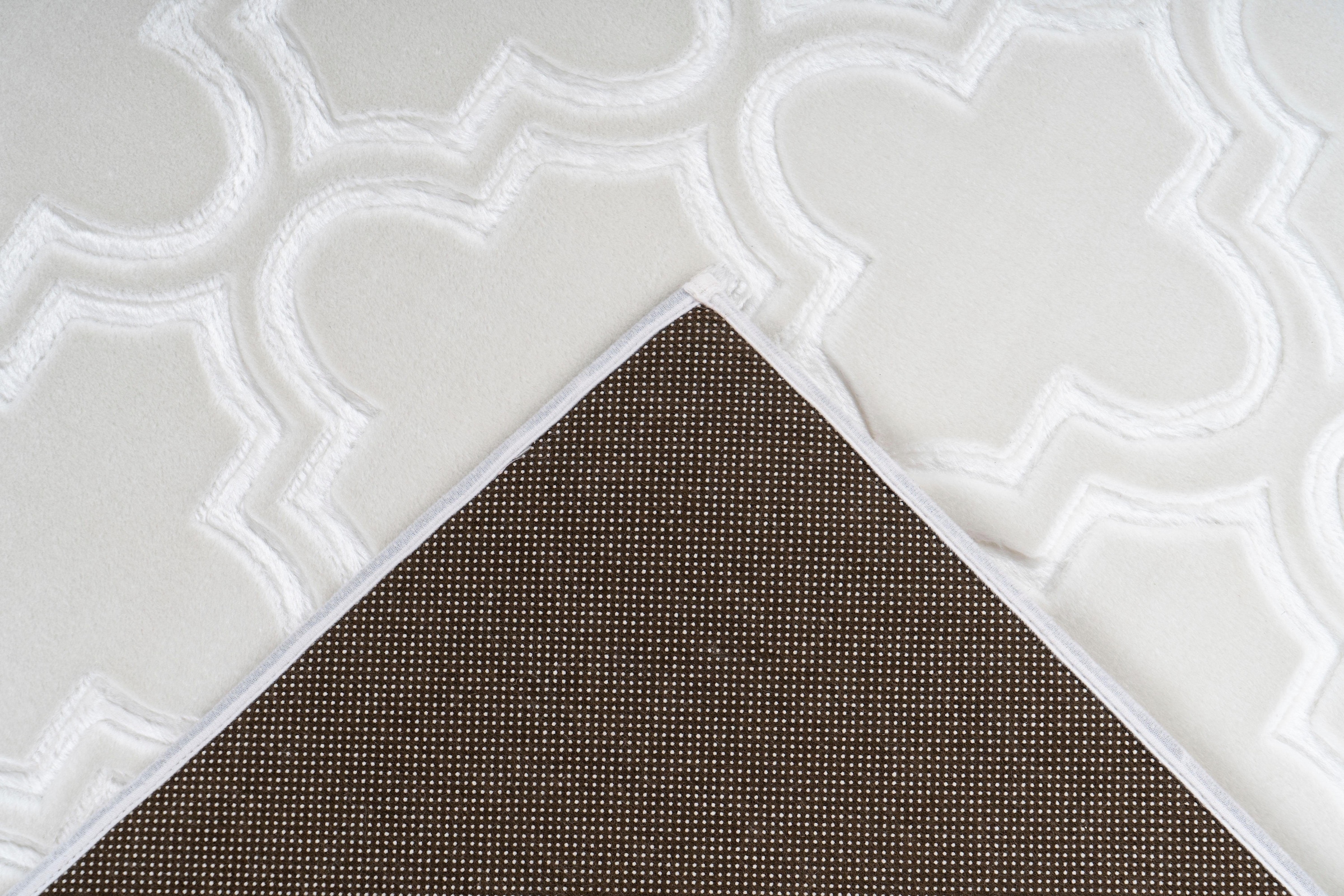 calo-deluxe Teppich »Latemar 200«, rechteckig, 7 mm Höhe, Hoch- Tief Struktur, Wohnzimmer