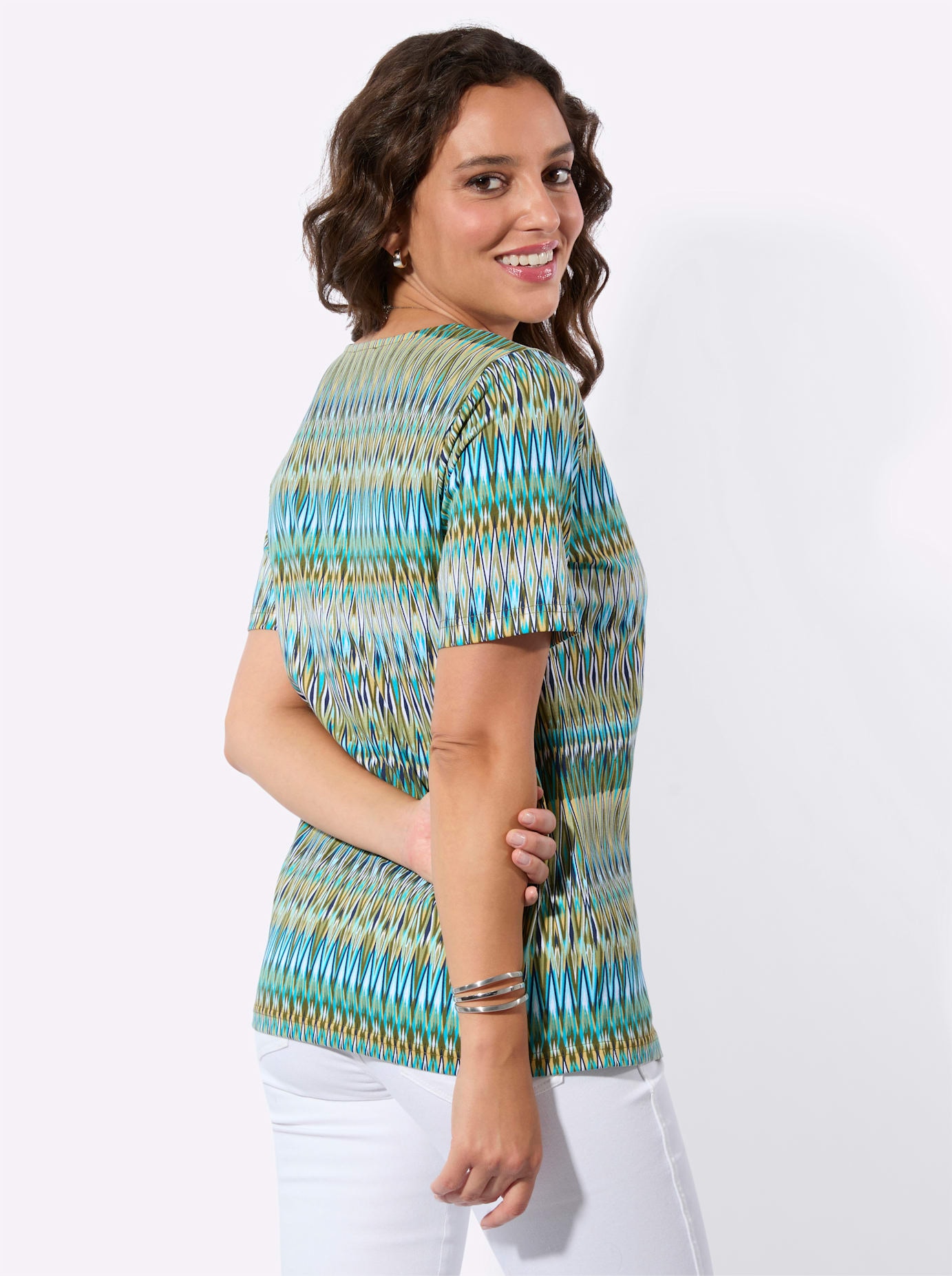 Casual Looks Kurzarmshirt »Rundhals-Shirt« 1 tlg.