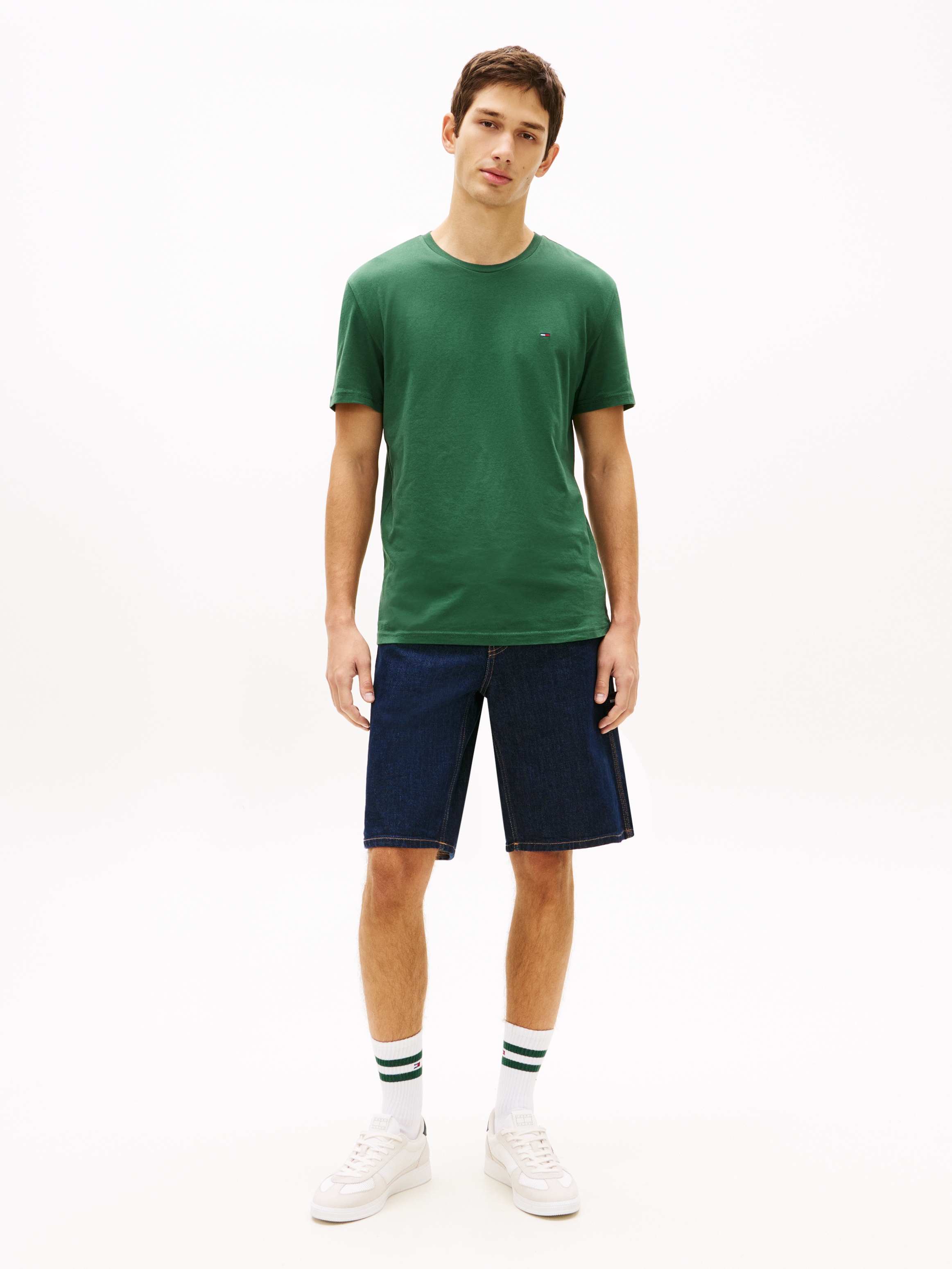 Tommy Jeans T-Shirt »TJM EXTRA SLIM 3 PACK« Packung, 3 Mit Rundhalsausschnitt