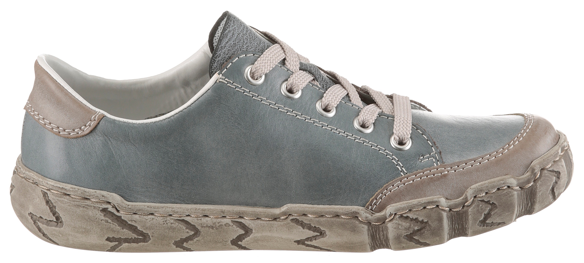 Rieker Sneaker  mit Zierreißverschluss, Freizeitschuh, Halbschuh, Schnürschuh