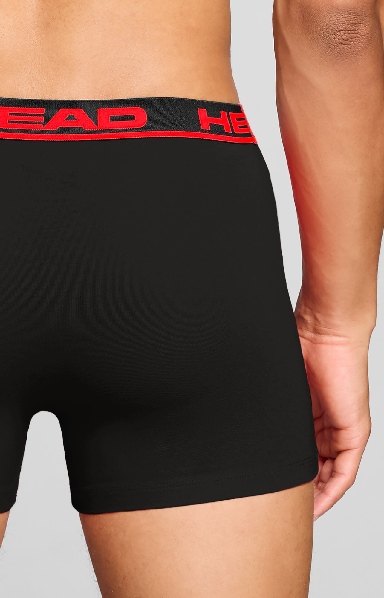 Head Boxershorts »HEAD BASIC BOXER 2P« 2er Pack,  mit elastischem Logobund