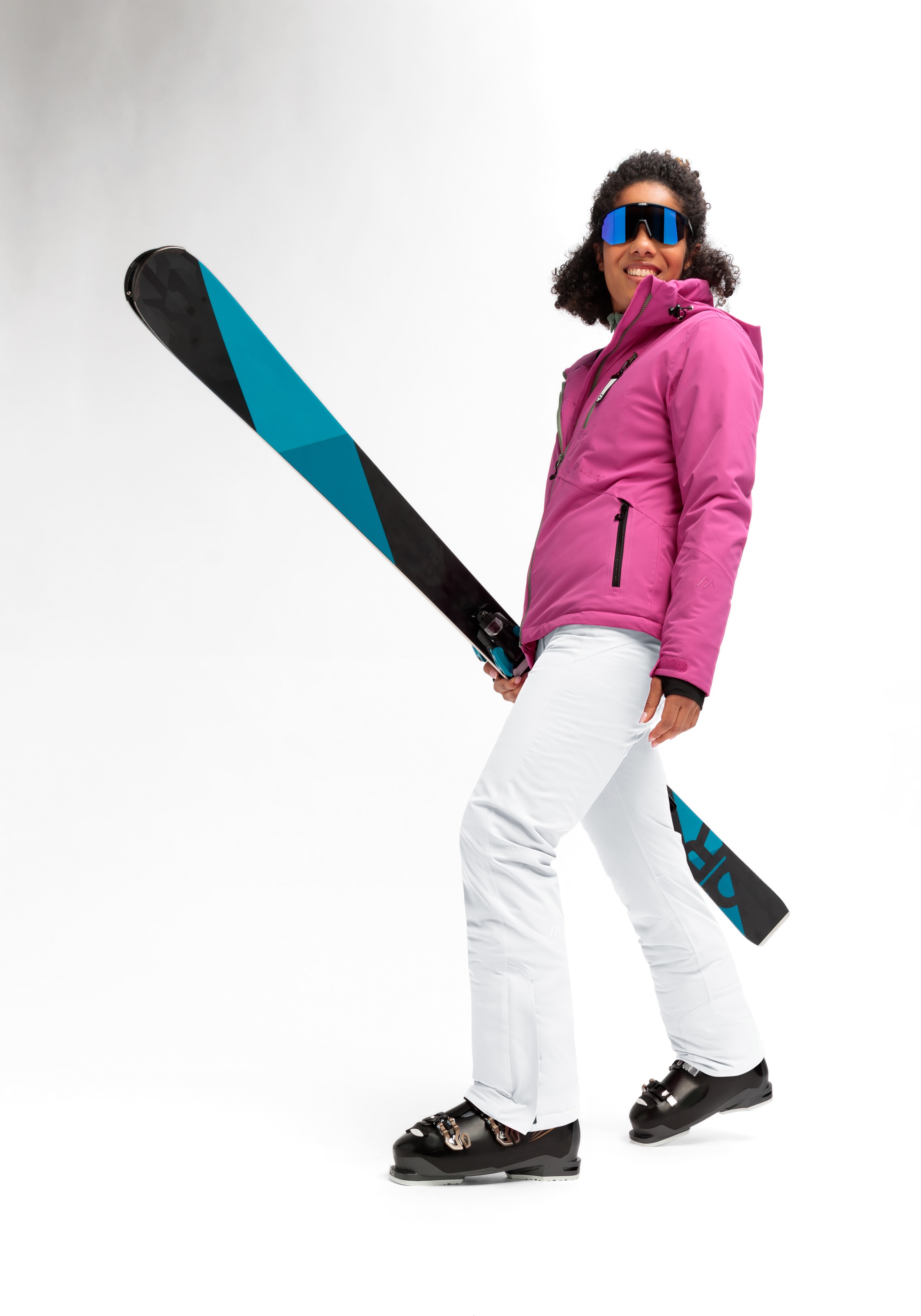 Maier Sports Skihose »Allissia slim 2.1«, Damen Schneehose, wind- und wasserdicht, 2 RV-Taschen, Slim Fit
