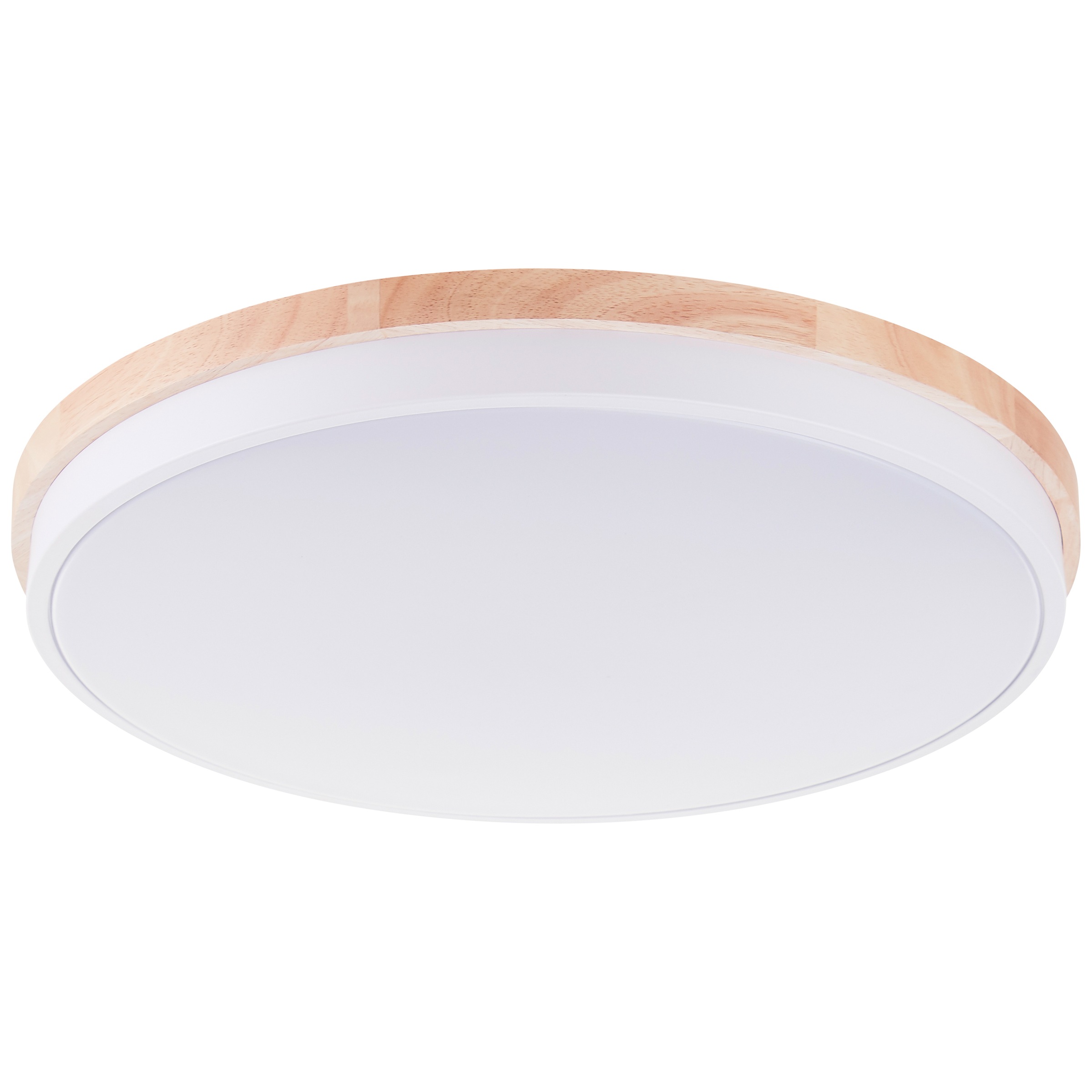 Brilliant LED Deckenleuchte »Baarlo«, Ø 50 cm, 4500 lm, 3000-6500 K, dimmbar, Fernbedienung, Holz/Metall
