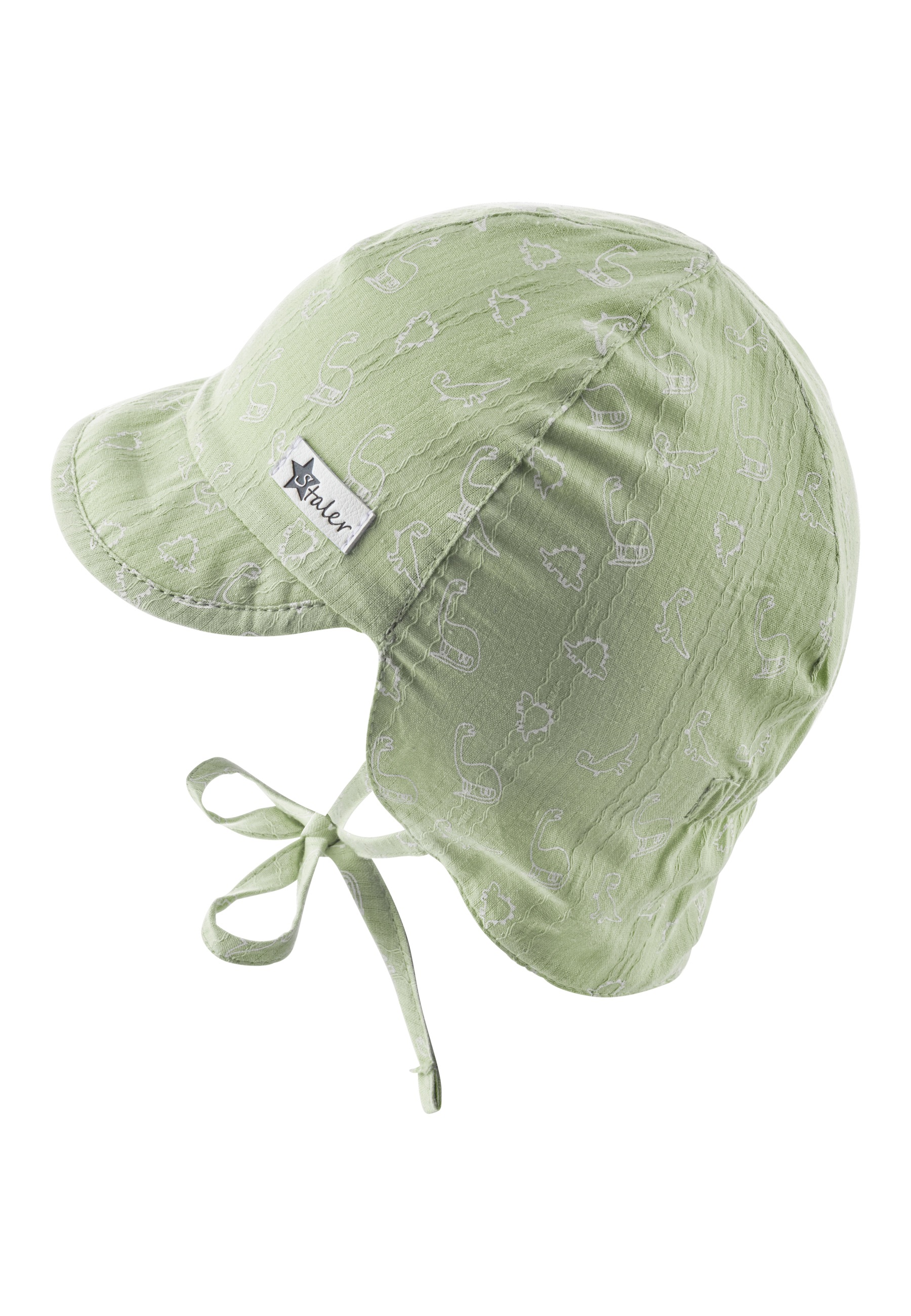 Sterntaler® Schirmmütze »Schirmmütze mit Nackenschutz Saurier«