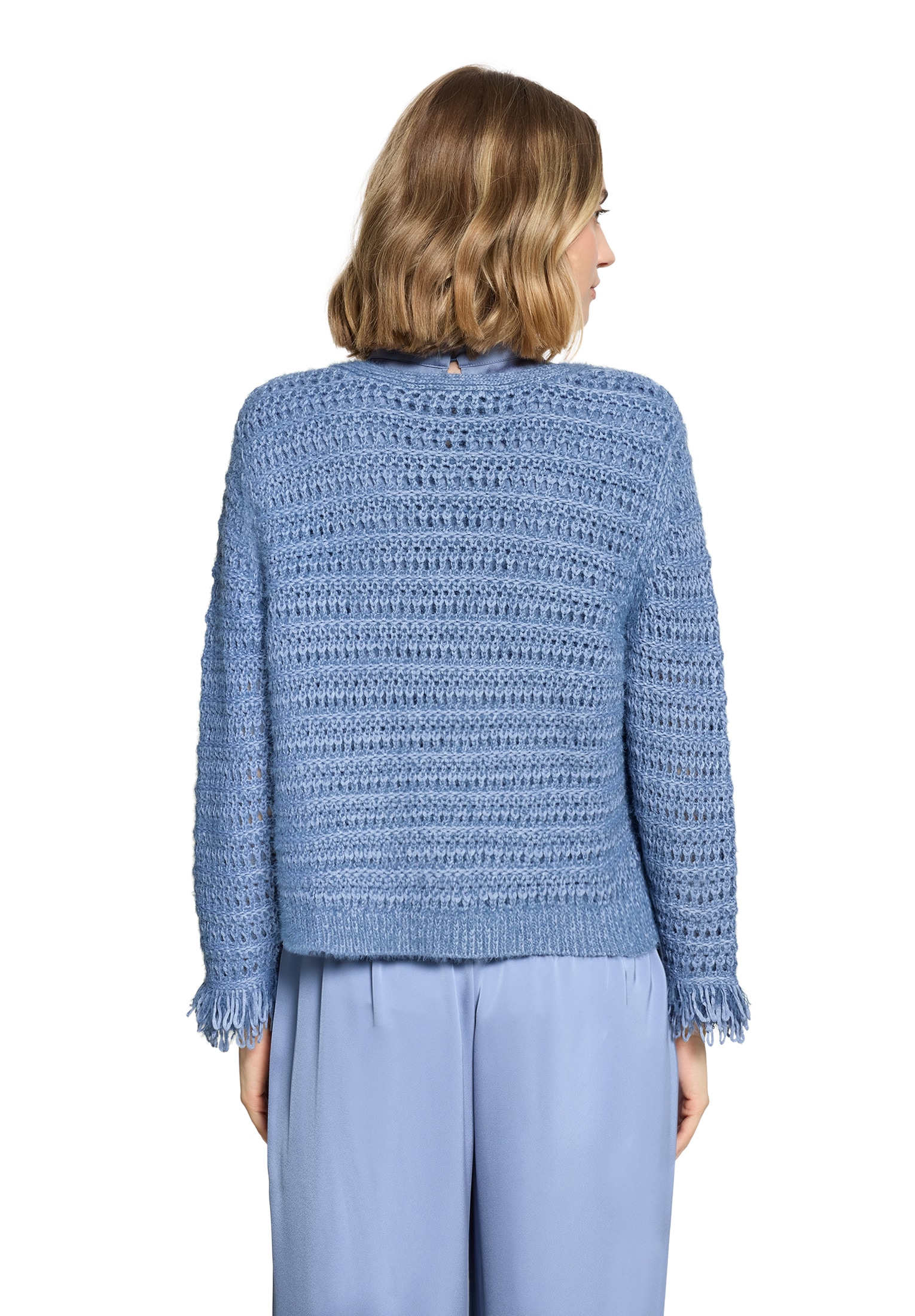 Betty Barclay Strickjacke »Casual-Strickjacke mit Fransen«