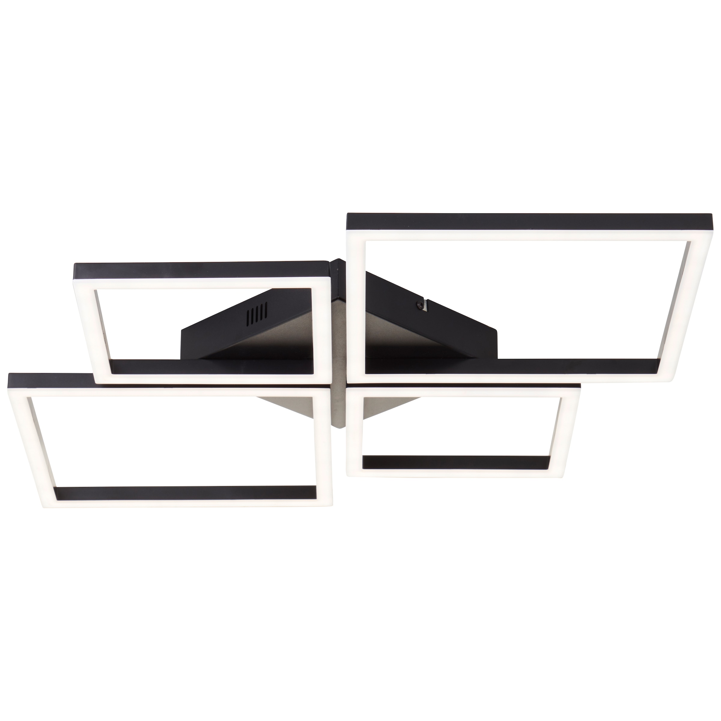 Brilliant LED Deckenleuchte »Tabea« LED-Modul 1 Stk. warmweiß - kaltweiß 58 x 80 cm, 3500lm, 3000-6500K, dimmbar, CCT, schwarz