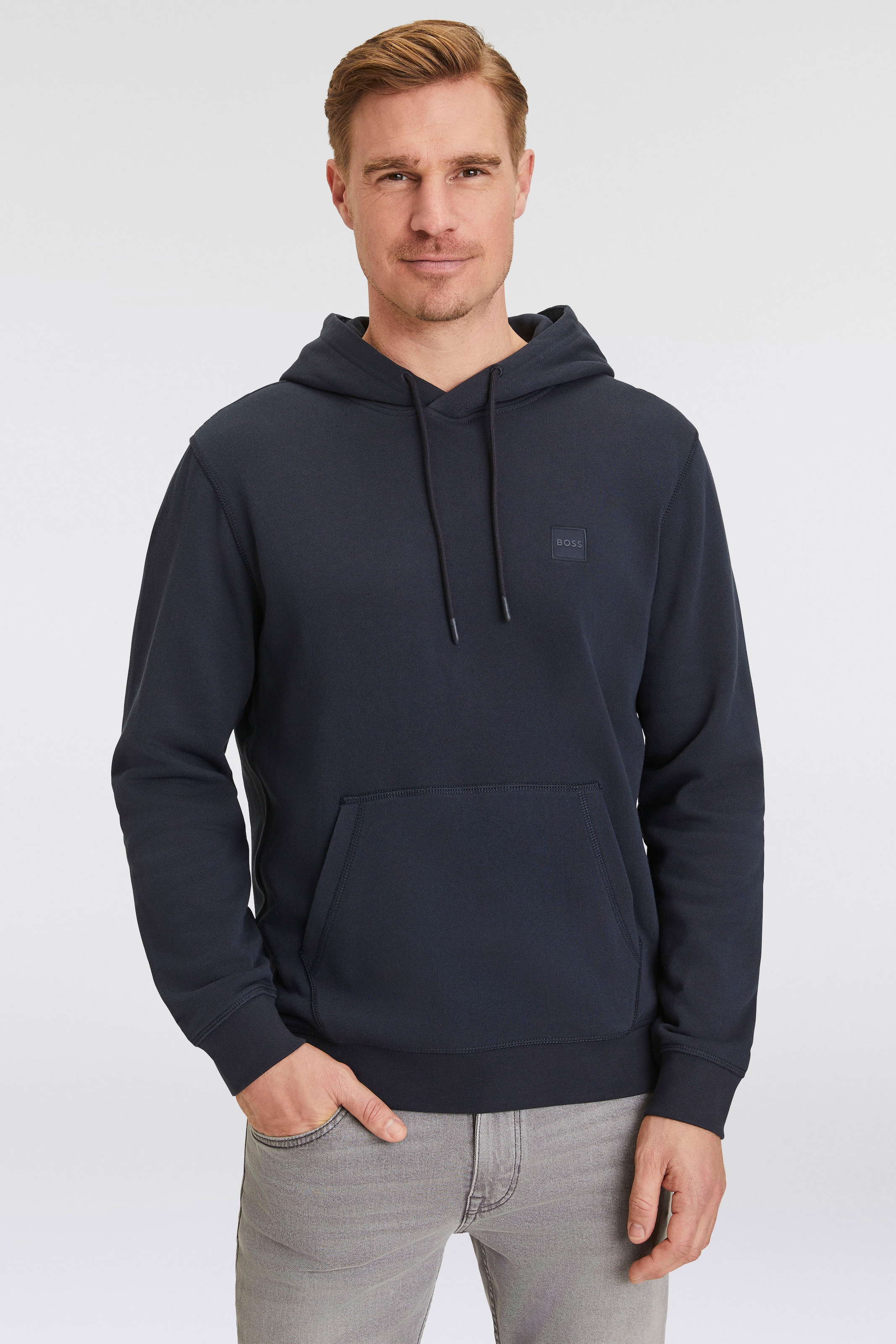 BOSS ORANGE Kapuzensweatshirt »Wetalk«, mit gesticktem BOSS Markenlabel