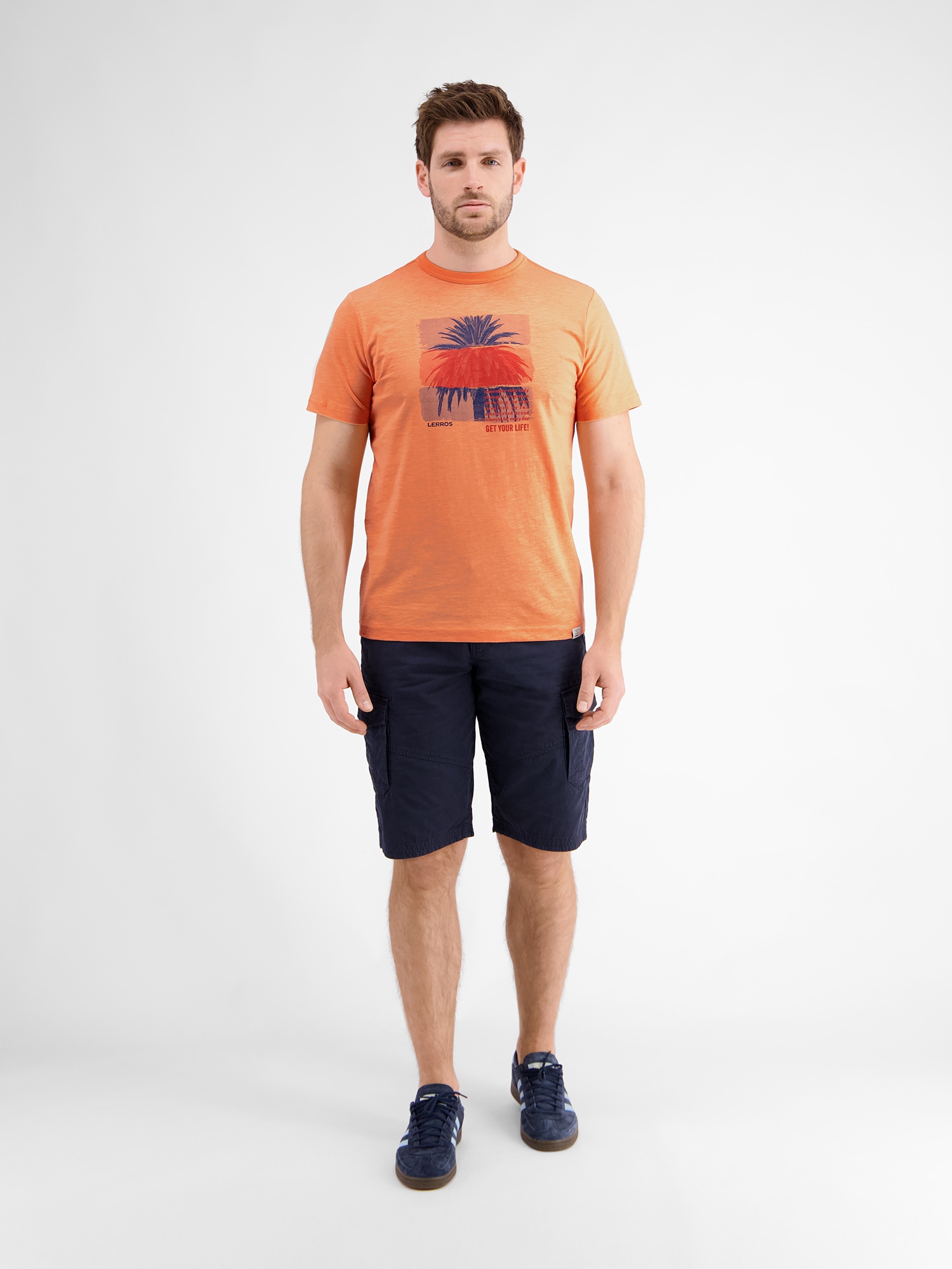 LERROS T-Shirt »LERROS Rundhals T-Shirt mit Fotoprint«