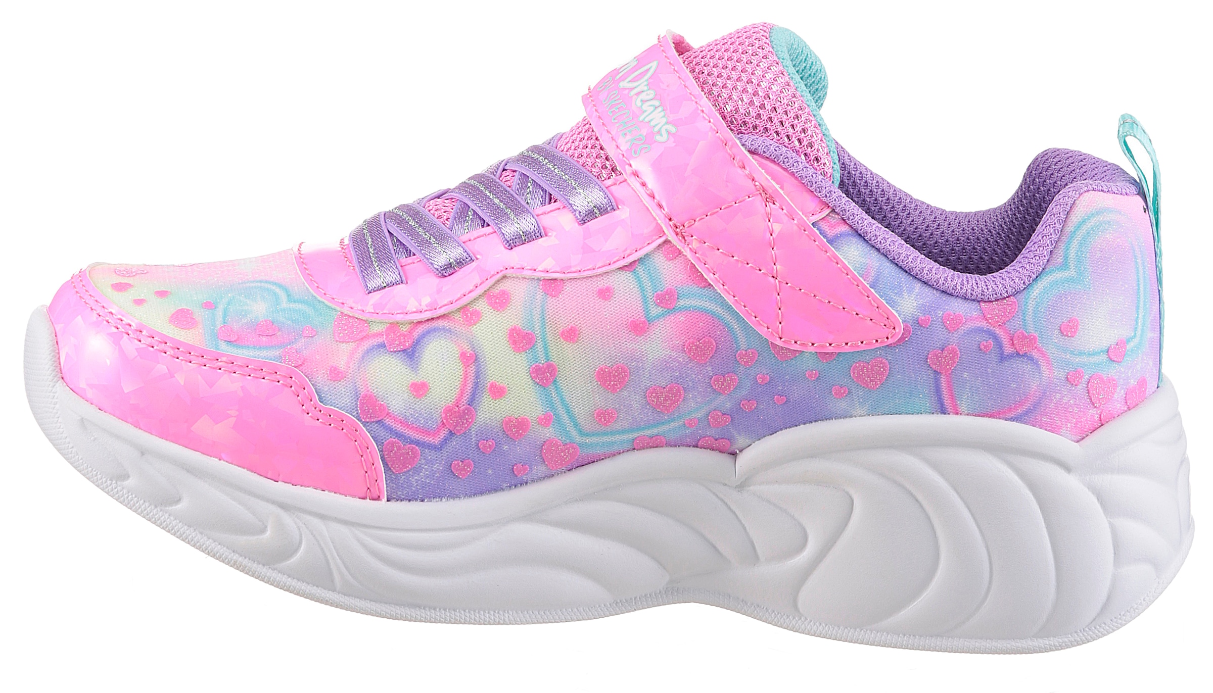 Skechers Sneaker »UNICORN DREAMS«  Klettschuh mit Einhorn, Größenschablone zum Download
