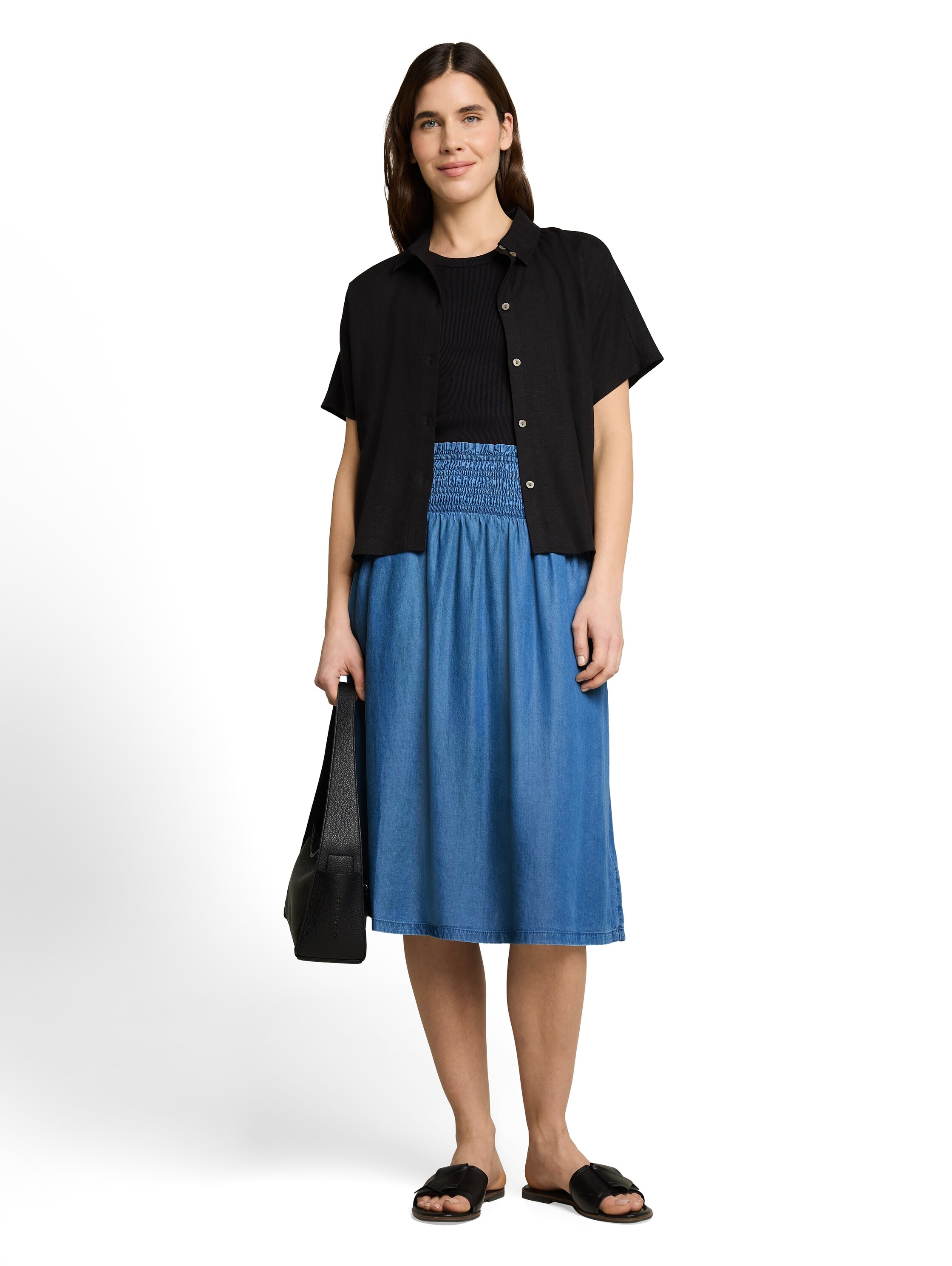 TOM TAILOR Jeansrock mit elastischem Bund