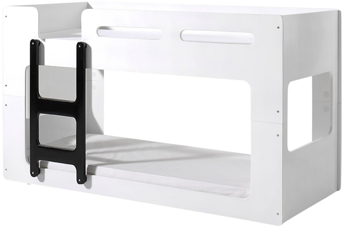 Vipack Hochbett »Luca«, (Made in Europe), bodentief, mit Lattenroste, MDF-Oberfläche