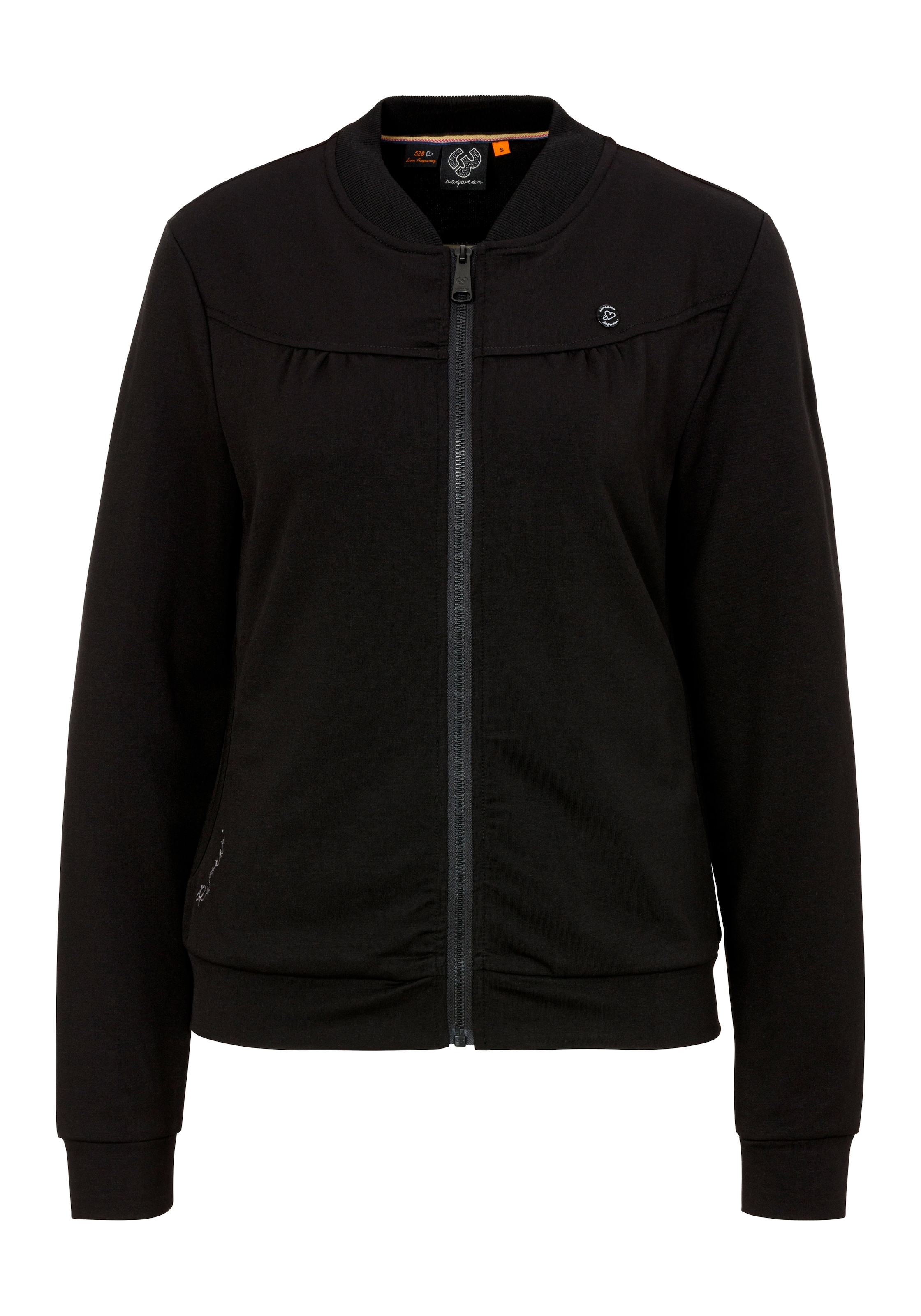 Ragwear Sweatjacke »KENIA CORE«, mit Logo und gerafften Details