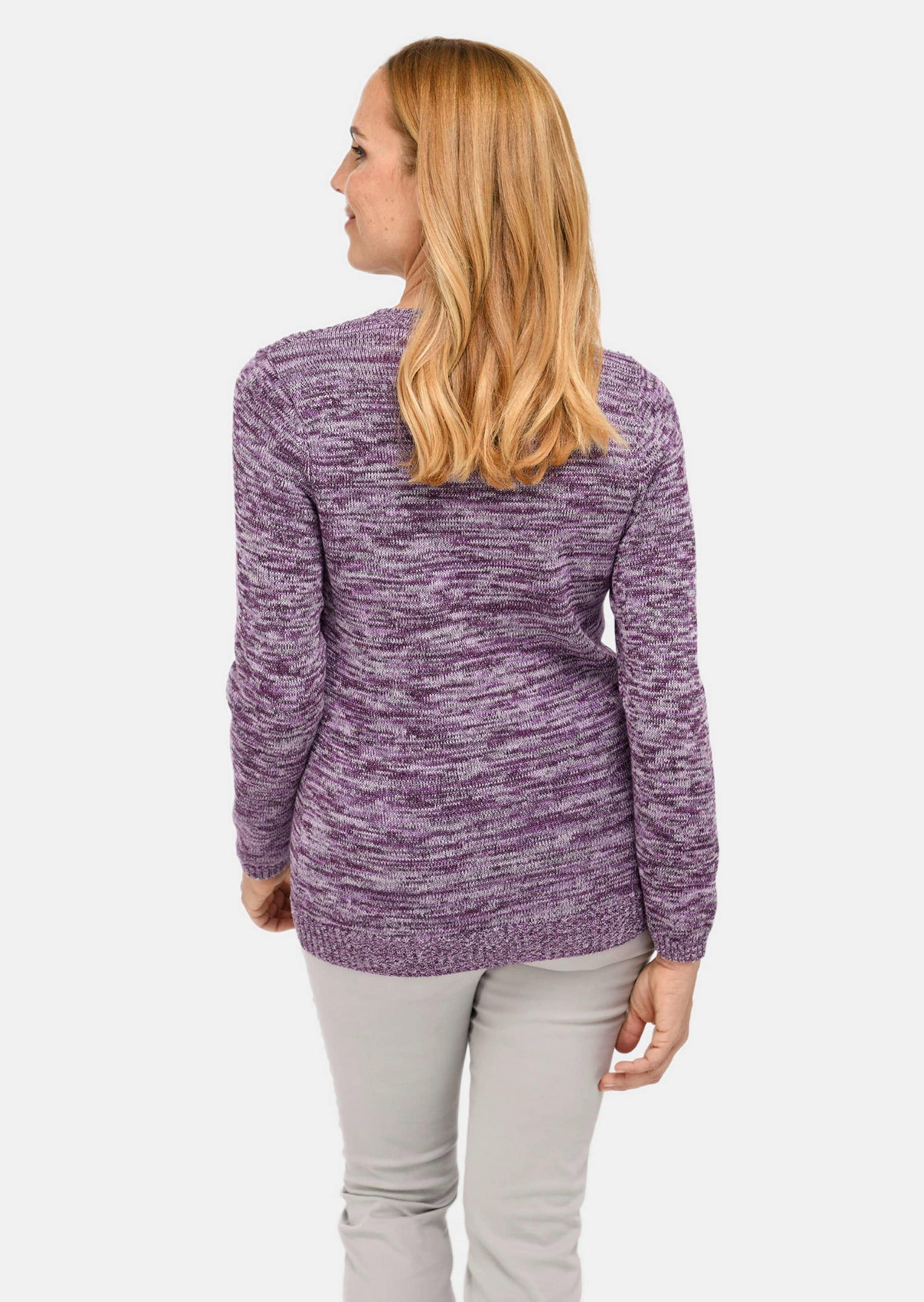 GOLDNER Strickpullover »Pullover mit Glanzgarn«