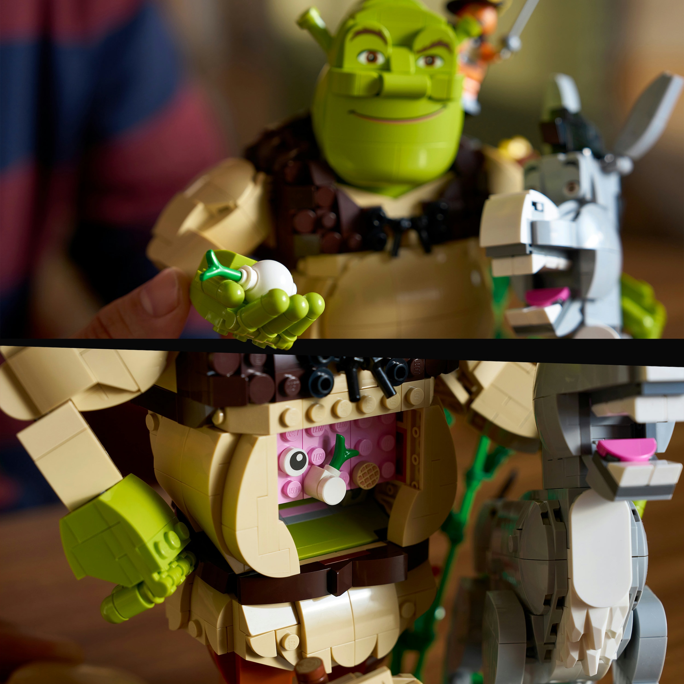 LEGO® Konstruktionsspielsteine »Shrek, Esel und Der Gestiefelte Kater (72423), LEGO Shrek« Made in Europe