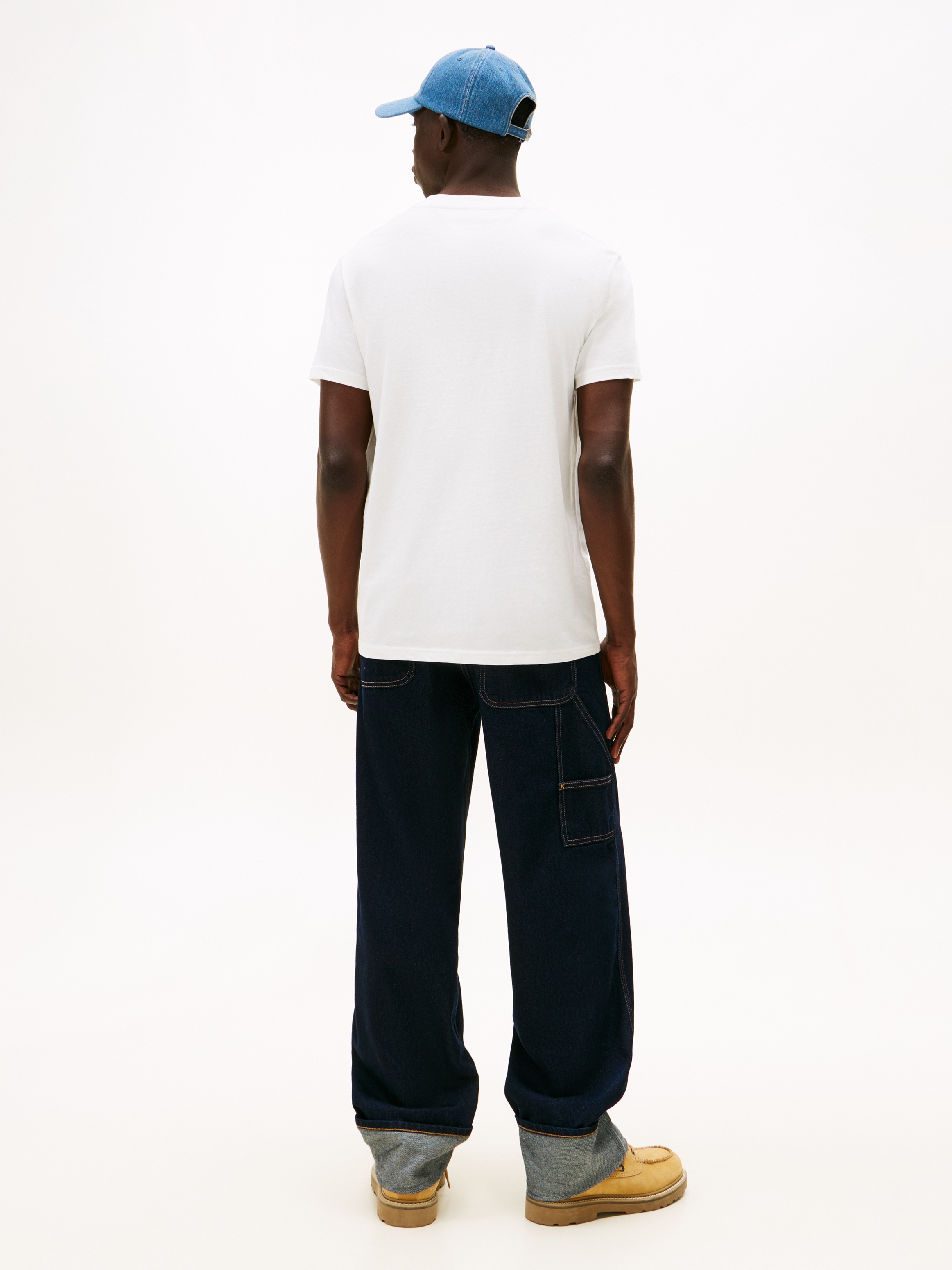 Tommy Jeans T-Shirt »TJM SLIM FIT LINEAR 2PACK« Packung, 2 Stk. Rundhals, Jersey