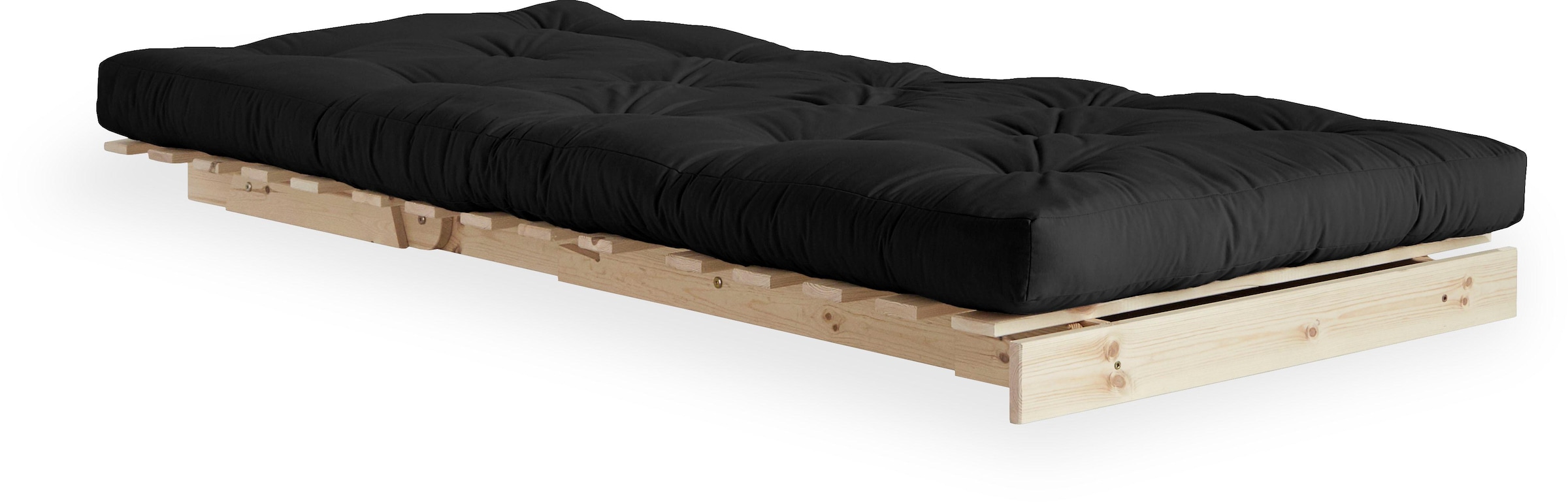 Karup Design Schlafsofa »Roots 90 Schlafsofa, Gästebett, Sofa mit Futonmatratze«, Inkl. Futonmatratze, Liegefläche 90x200 cm, FSC® zertifizierte Kiefer